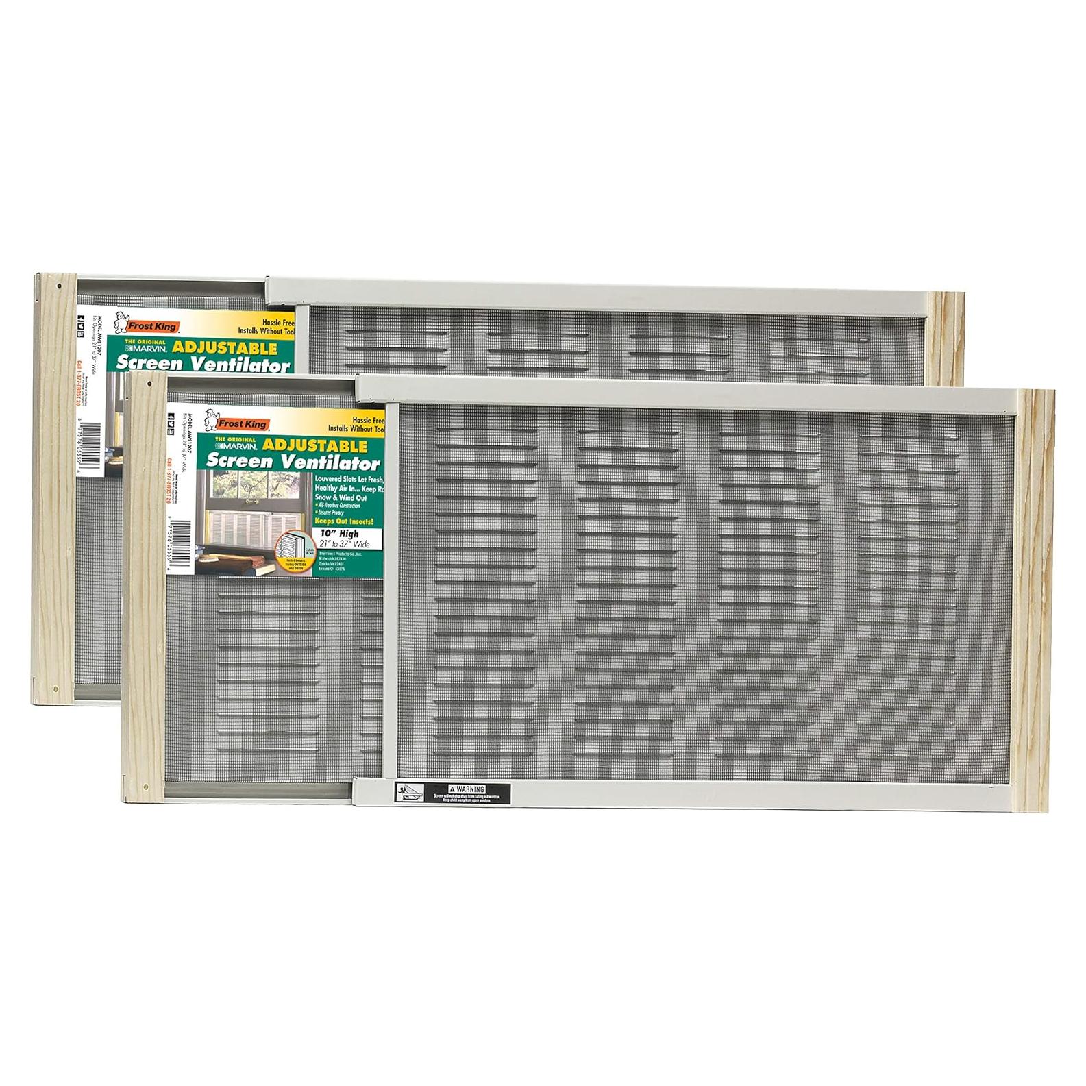 Pantalla de Ventana Ajustable W.B. Marvin 25.4cm x 53.3-94cm (2 Paquete)