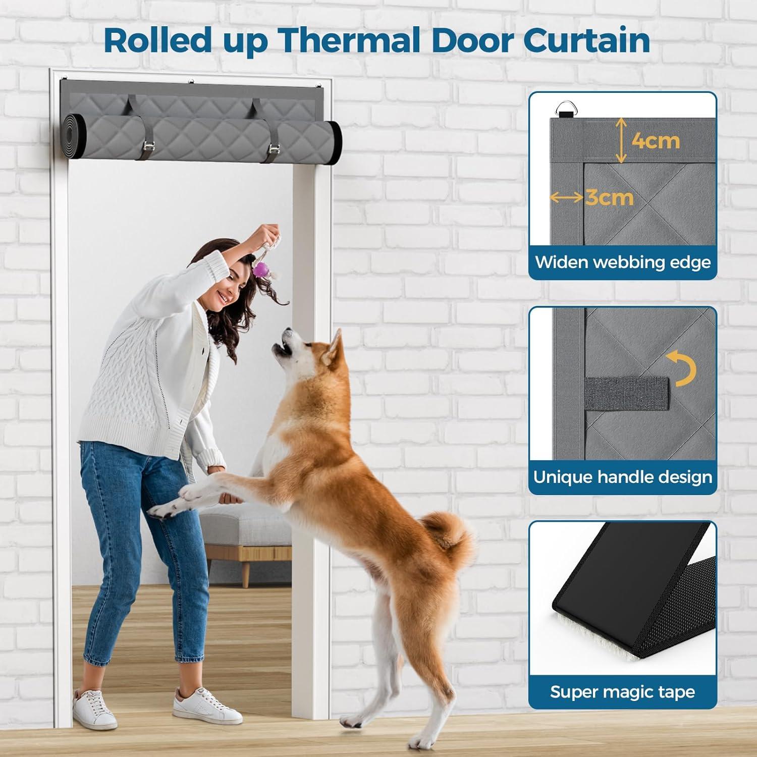 Cortina Aislante Térmica augblinds 89x208 cm Gris