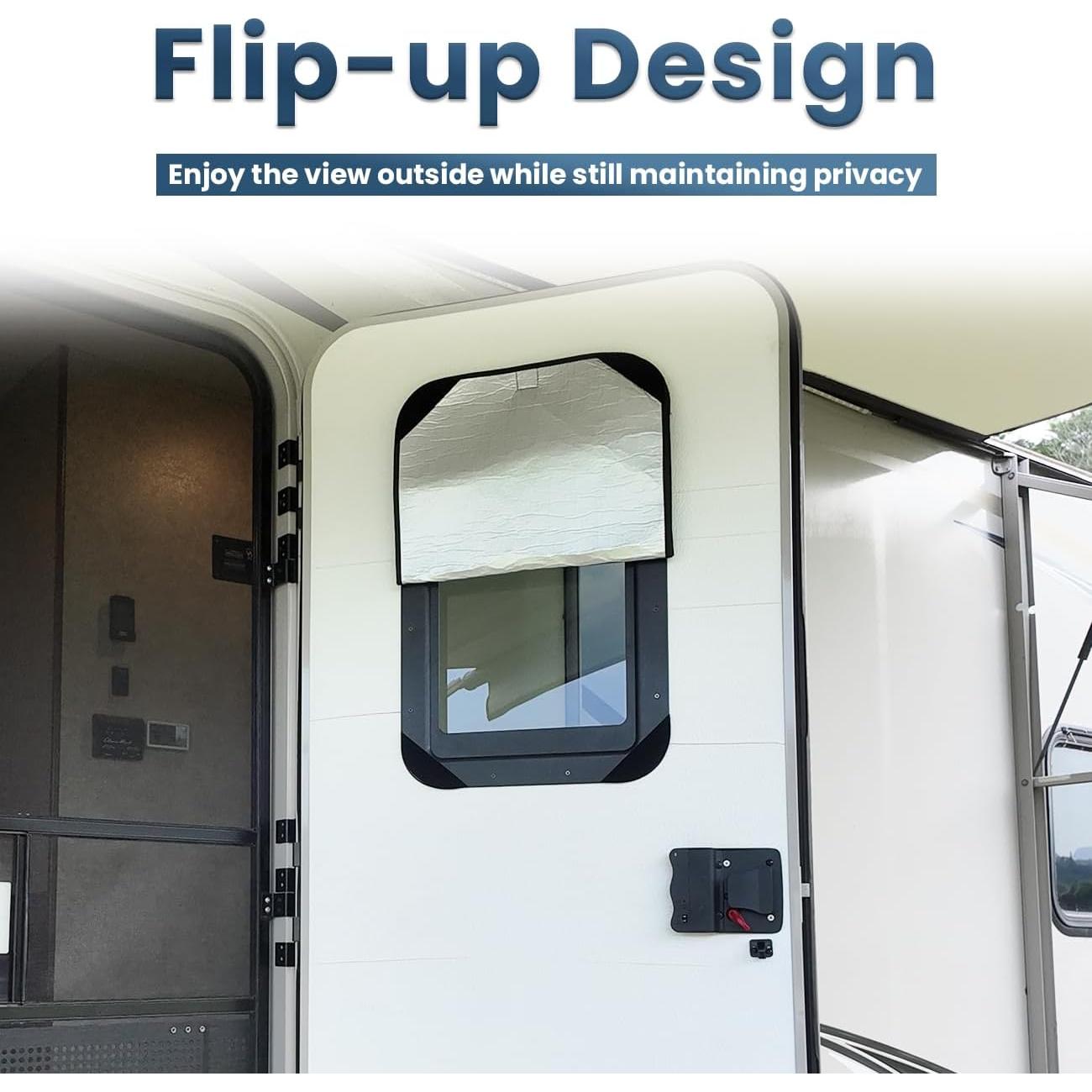 Cubierta de Sombra Blackout Safoner para Ventana de RV 63.5x40.6 cm