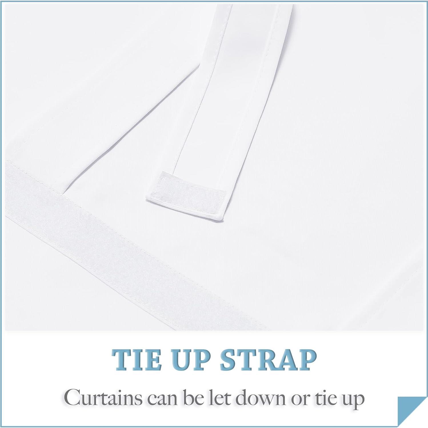 Cortina RYB HOME Autoadhesiva 26x69 cm Blackout Blanca