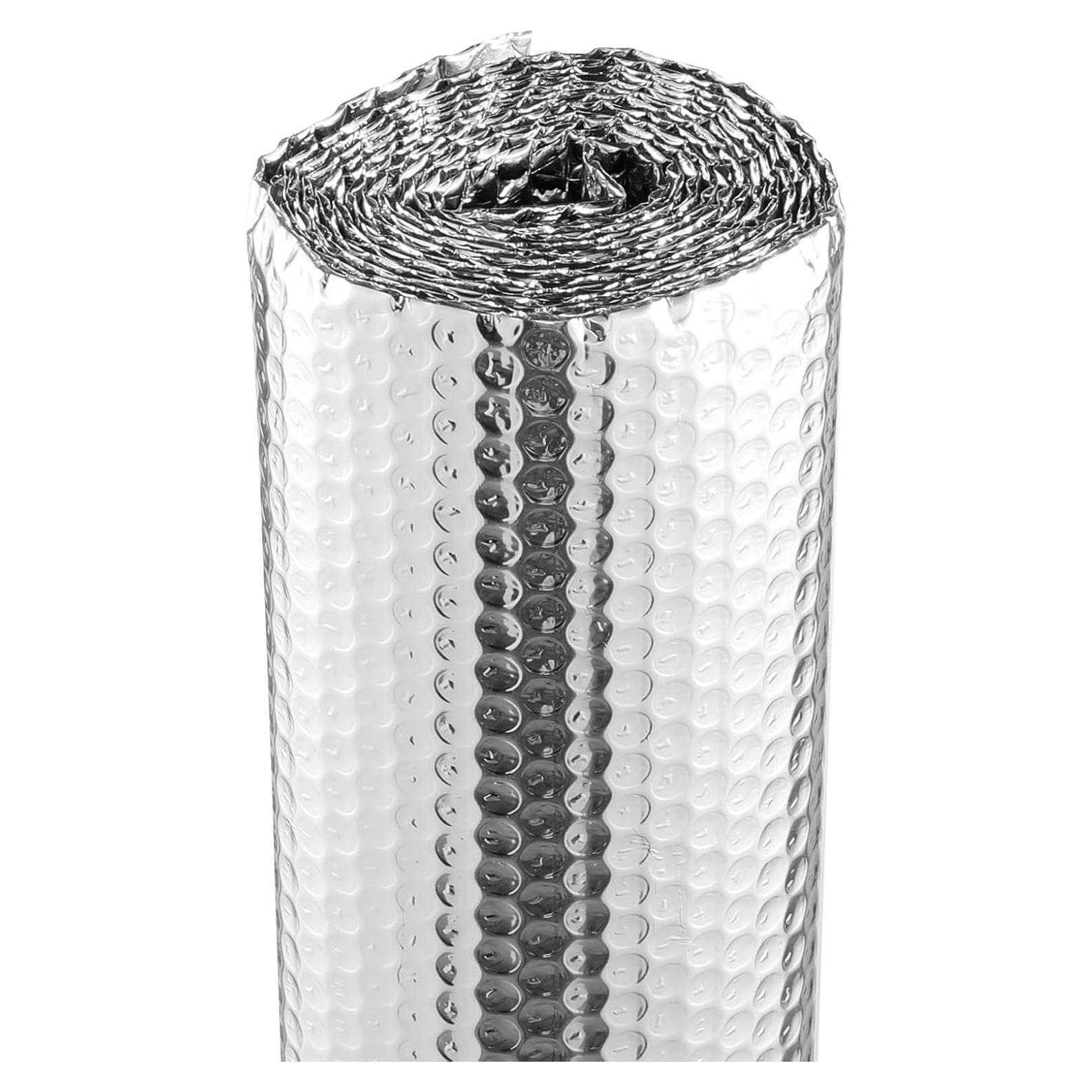 Rollo Aislamiento Reflectante Doble VEVOR 3.2mm 121.9x304.8cm