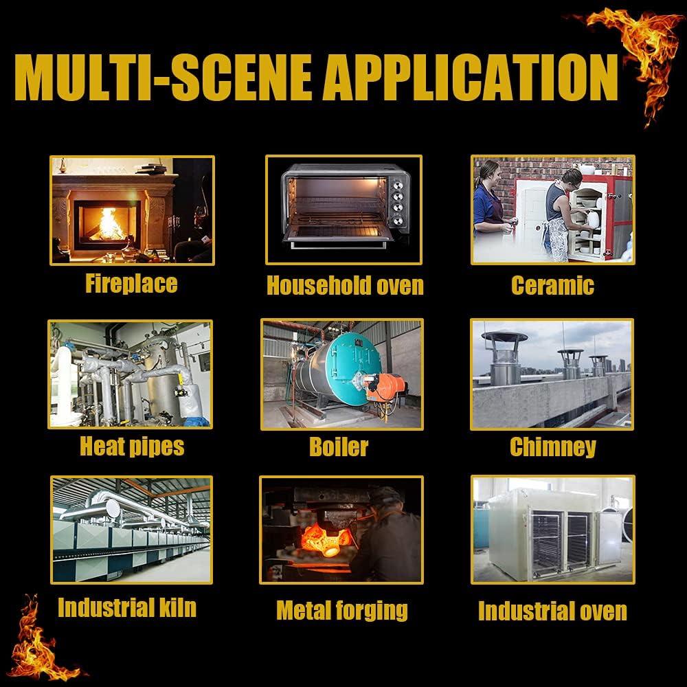 Manta Aislante de Fibra Cerámica Geesic 60x30 cm Ignífuga