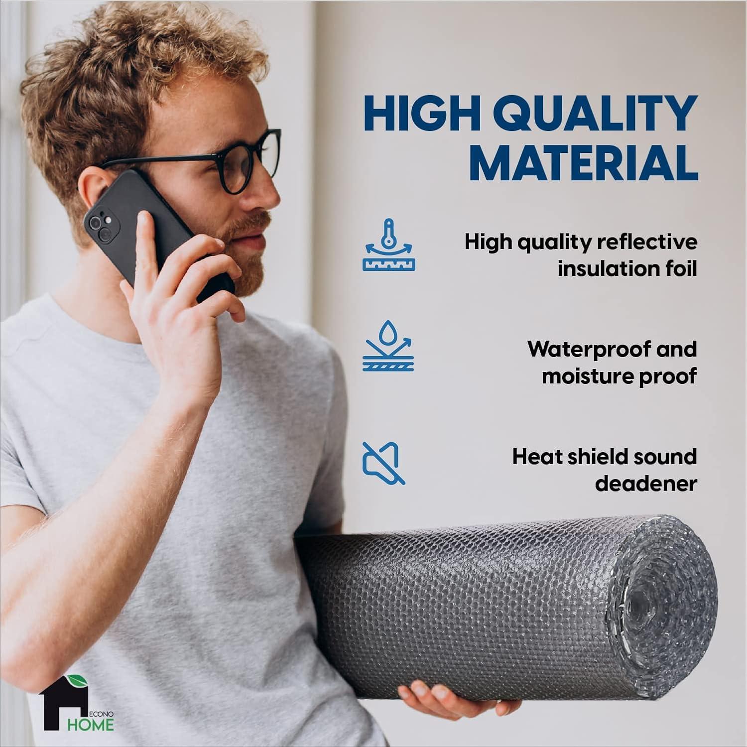 Aislamiento Reflectante Doble EconoHome 1.22m x 38.1m