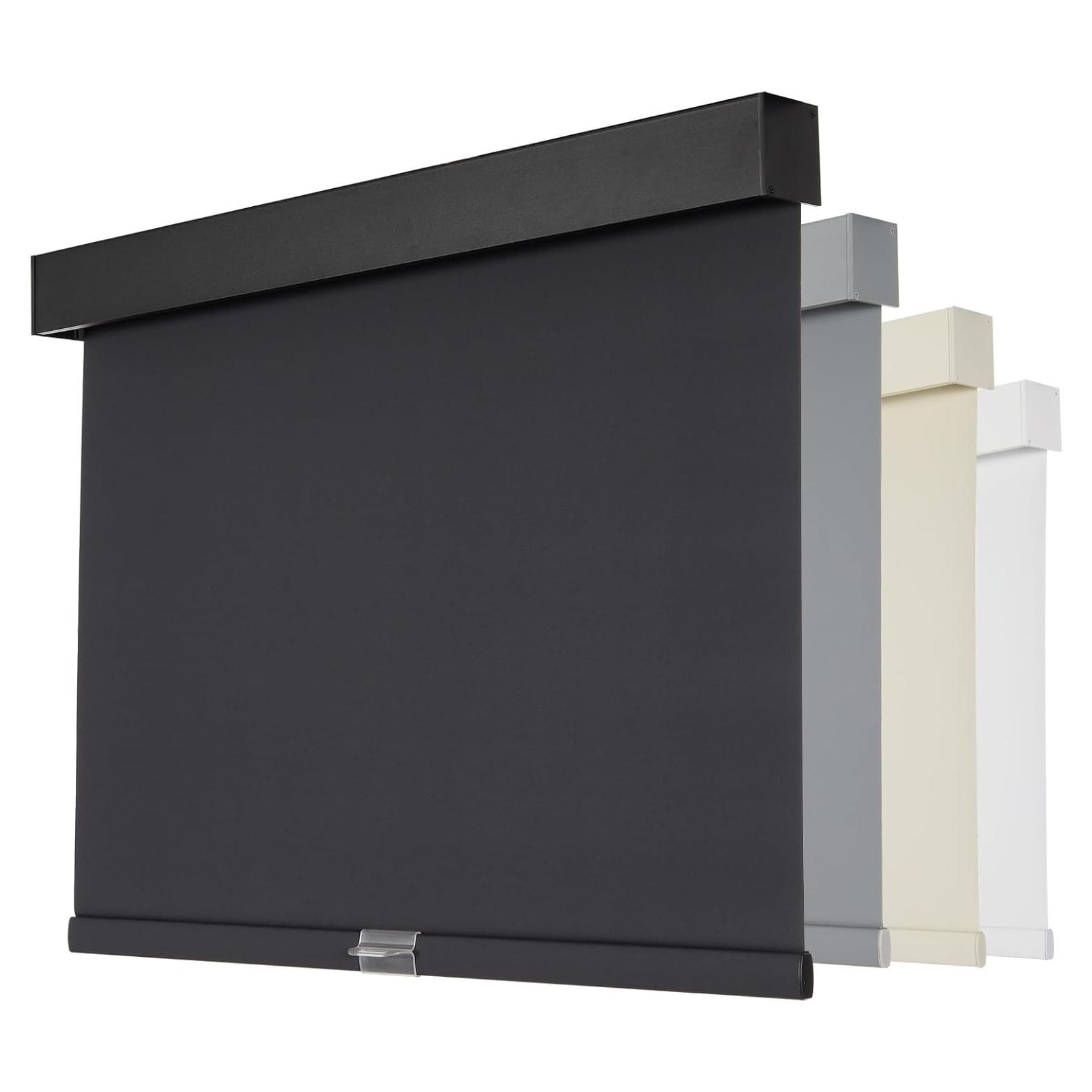 Cortina Enrollable Blackout Persilux 38.1x162.6cm Negra