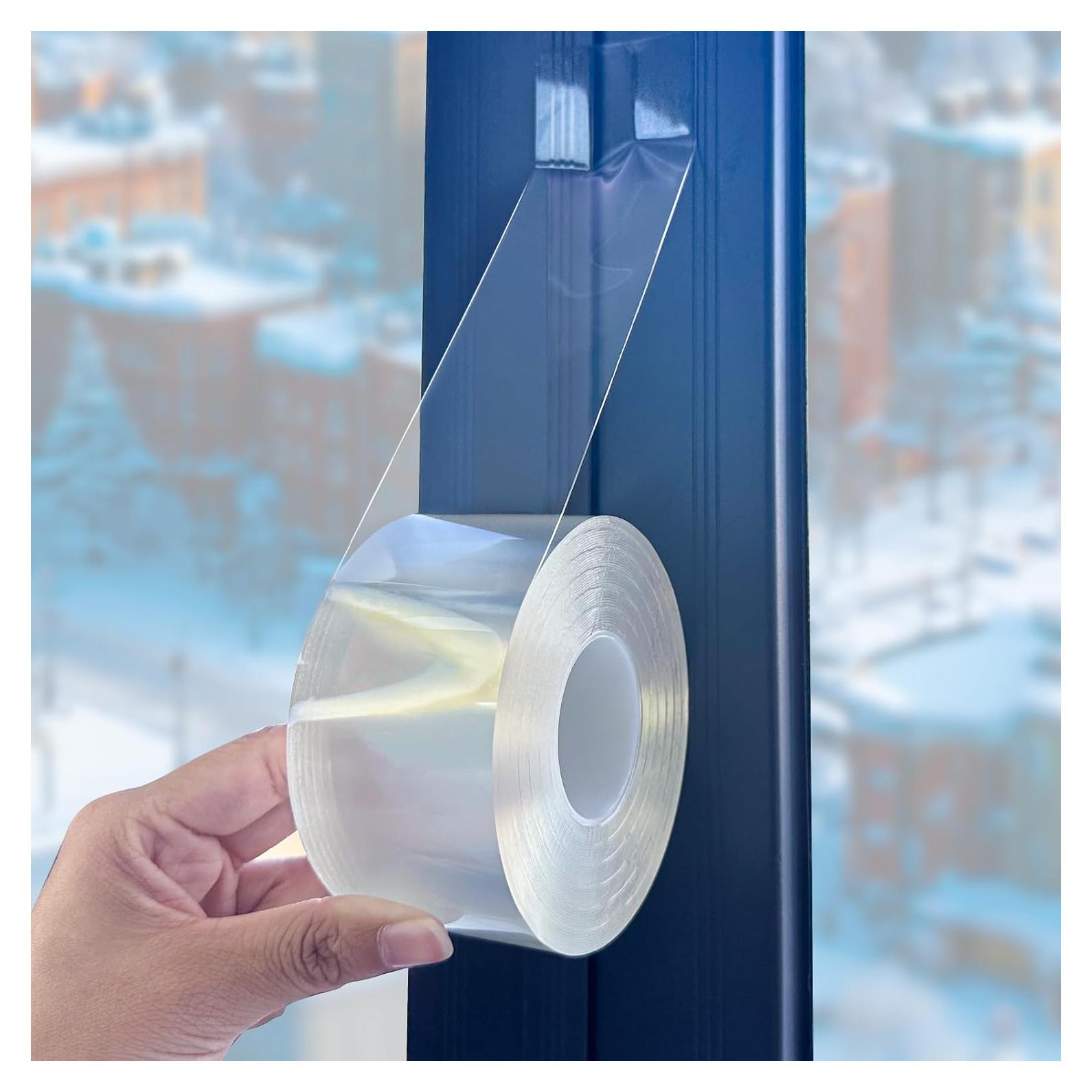 Cinta de Sellado para Ventanas Tikfoam 5 cm x 10 m Transparente