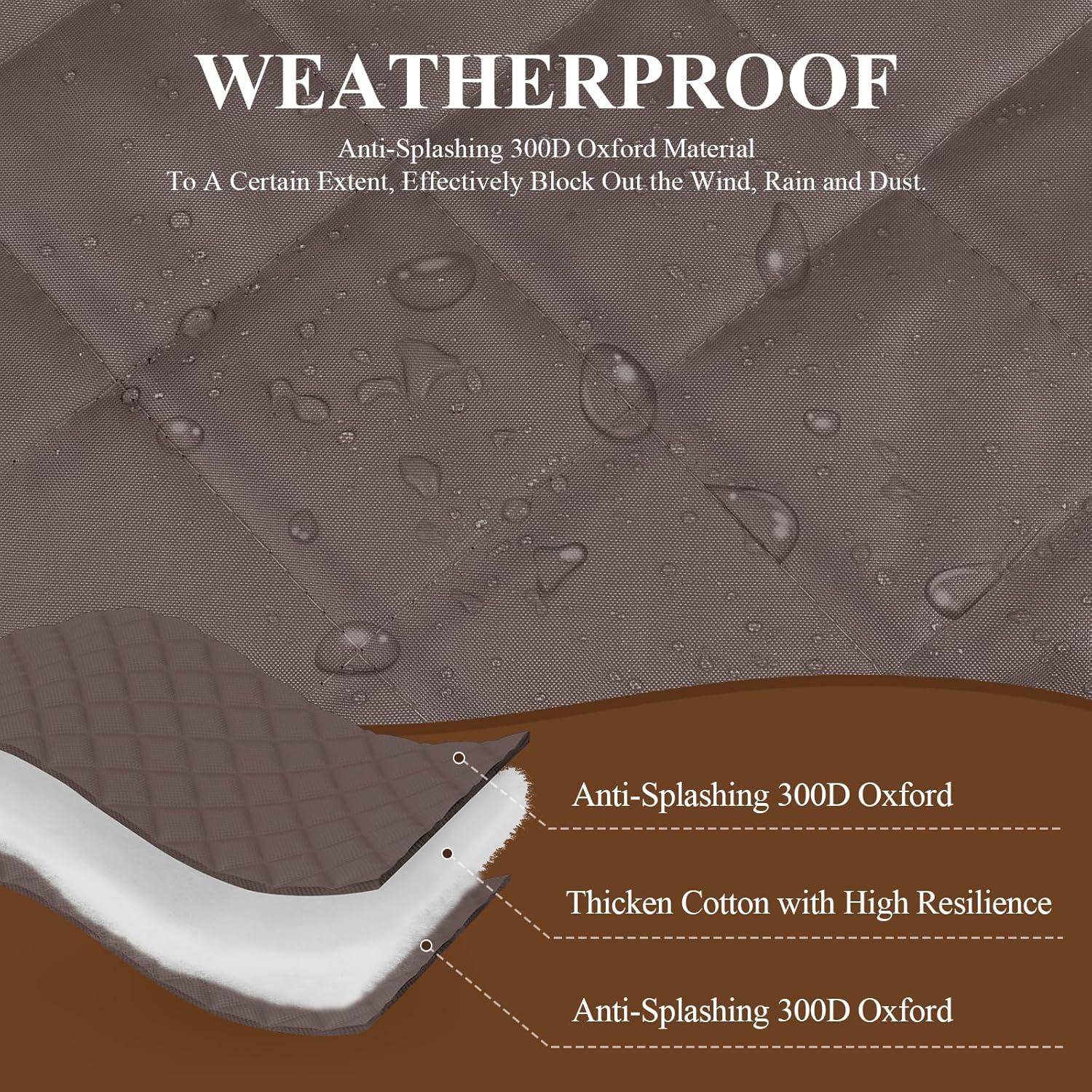 Cortina Térmica Aislante Magnética MAGZO 96.5x208.3cm Marrón