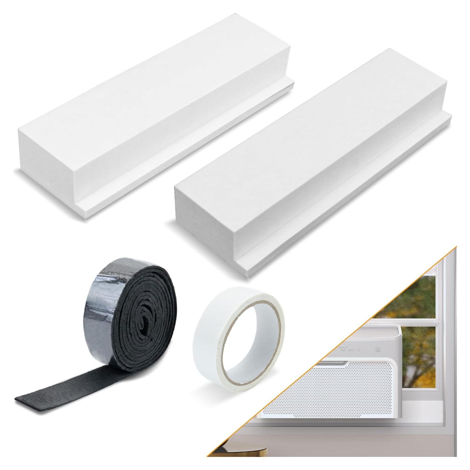 Bloque de Espuma LBG para Aire Acondicionado Ventana U, 2 Unidades