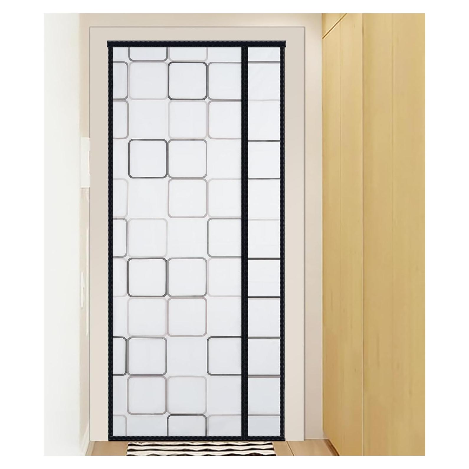 Cortina de Puerta Aislada Veanusiver 91.44x208.28cm Gris