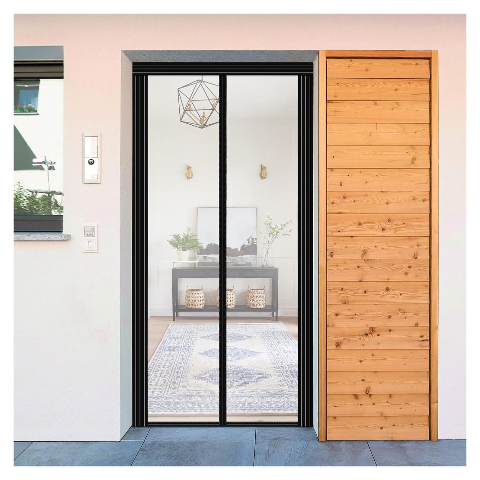 Cortina de Puerta Aislante Veanusiver Ajustable 74-86cm x 200-210cm