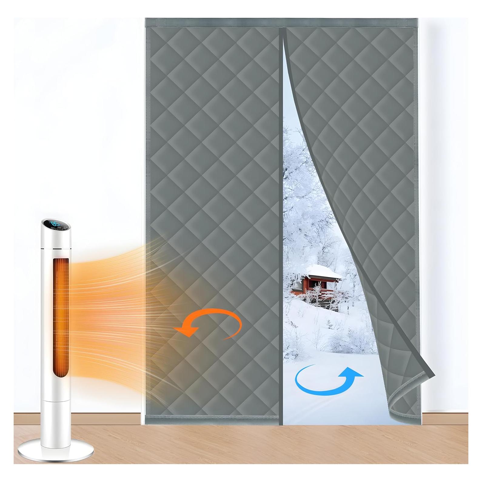 Cortina Térmica Aislada Magnética Augblinds 183x203 cm Gris