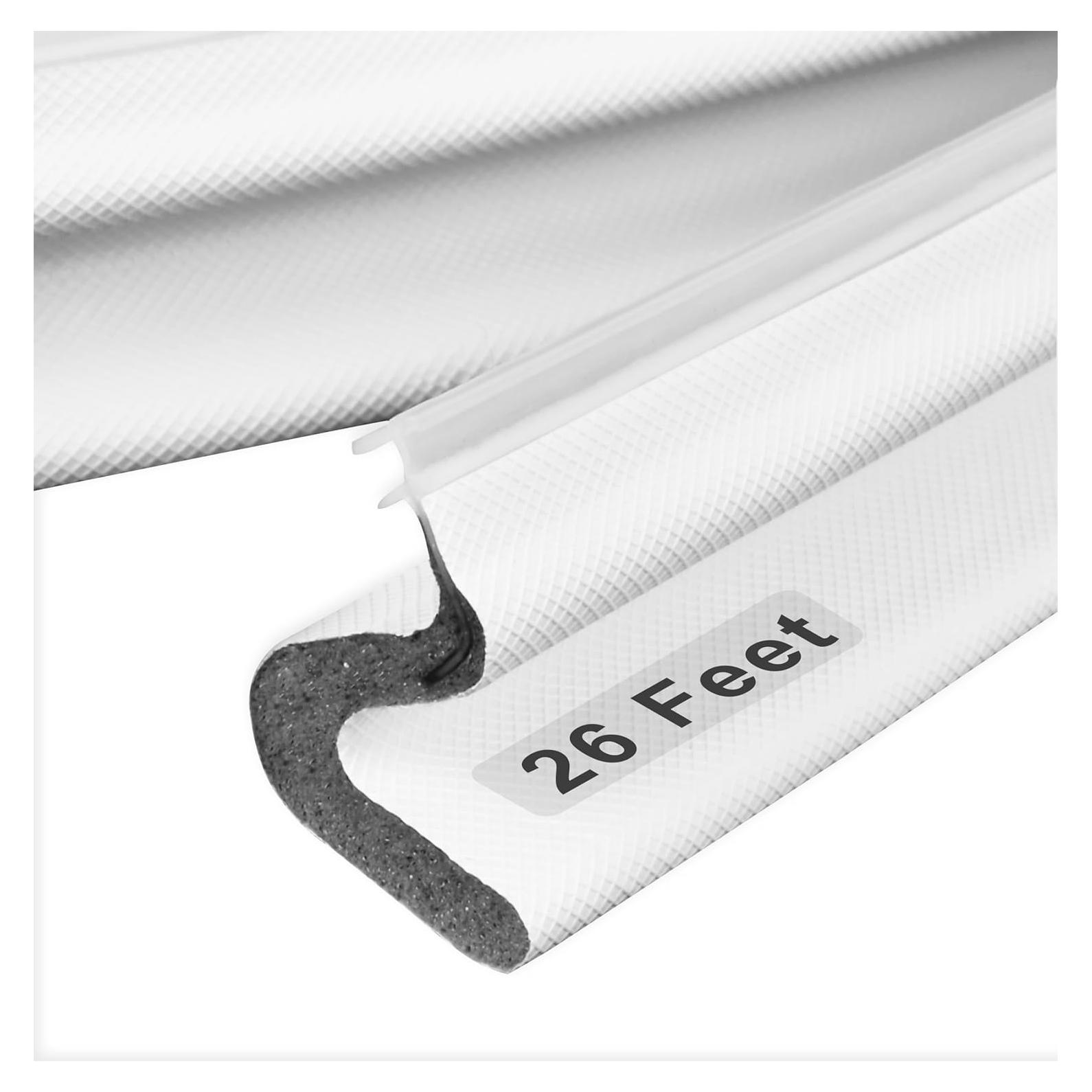 Burlete para Puerta Kerf Blanco 26 pies Aislante Acústico