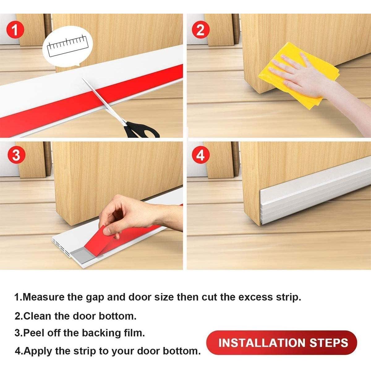 Tapón Aislante para Puerta GUKOY 2" x 100 cm Blanco