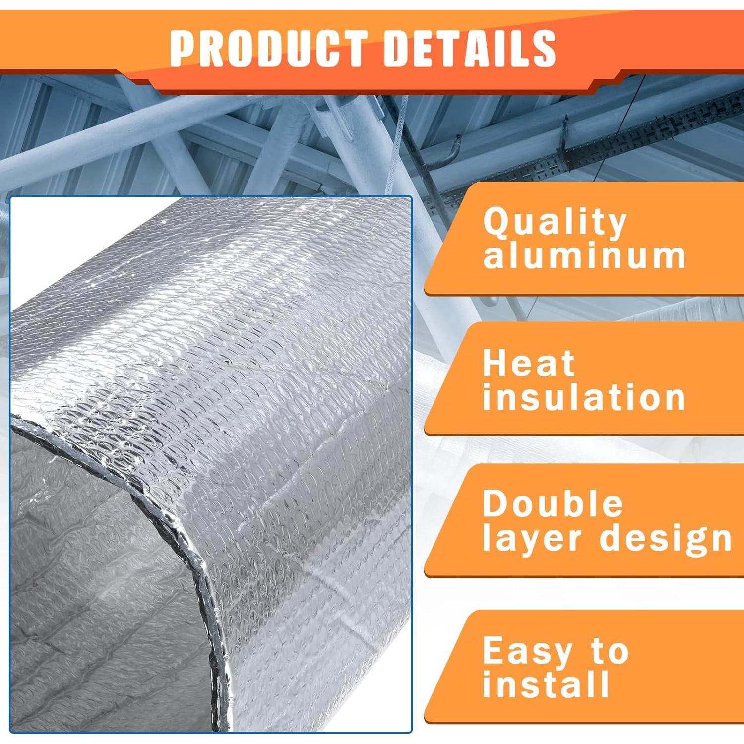 Kit de Aislamiento para Puertas de Garaje Gerrii 16 Pcs 61x137 cm