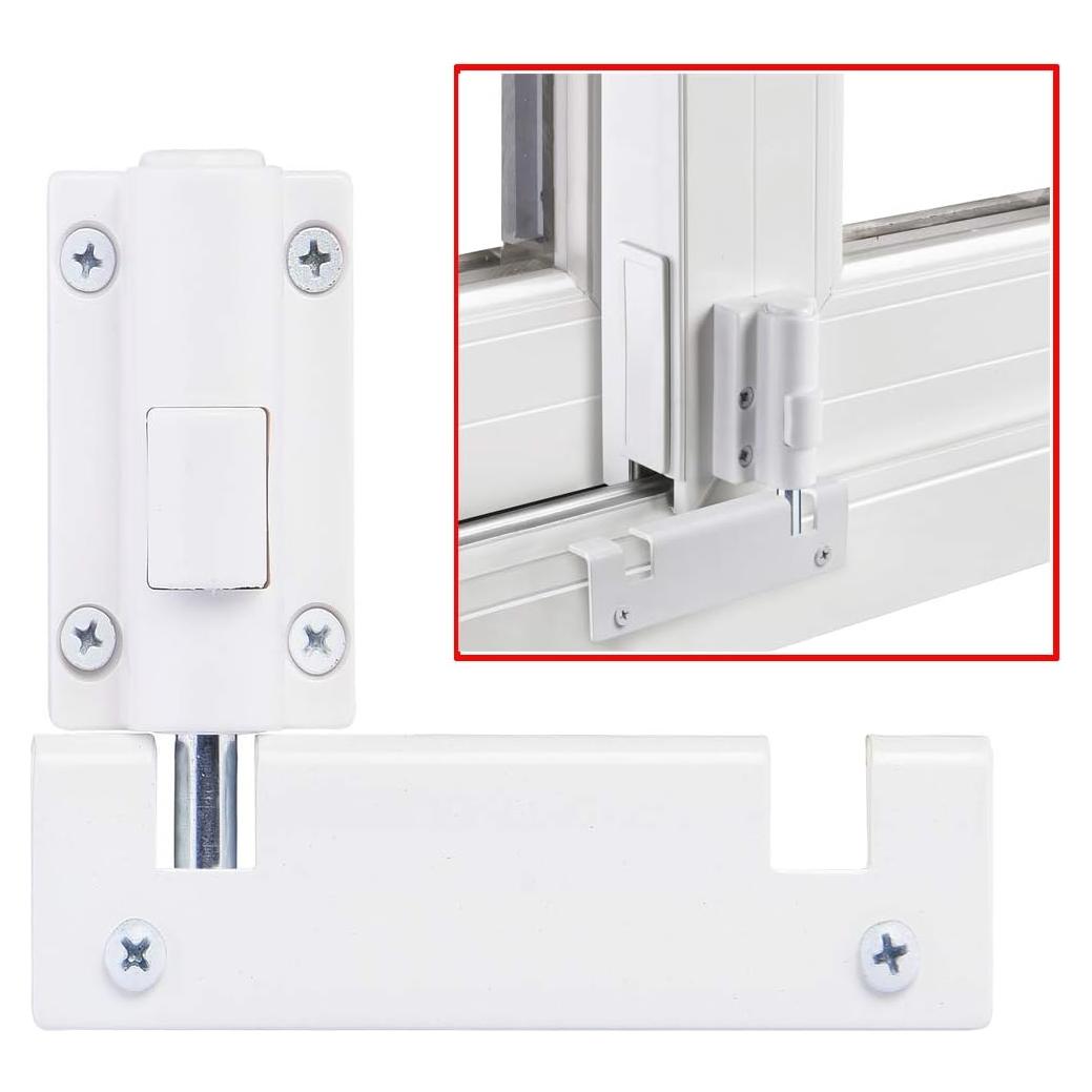 Cerradura de Seguridad para Puerta Corredera HauSun - A Prueba de Niños - Instalación Superior e Inferior