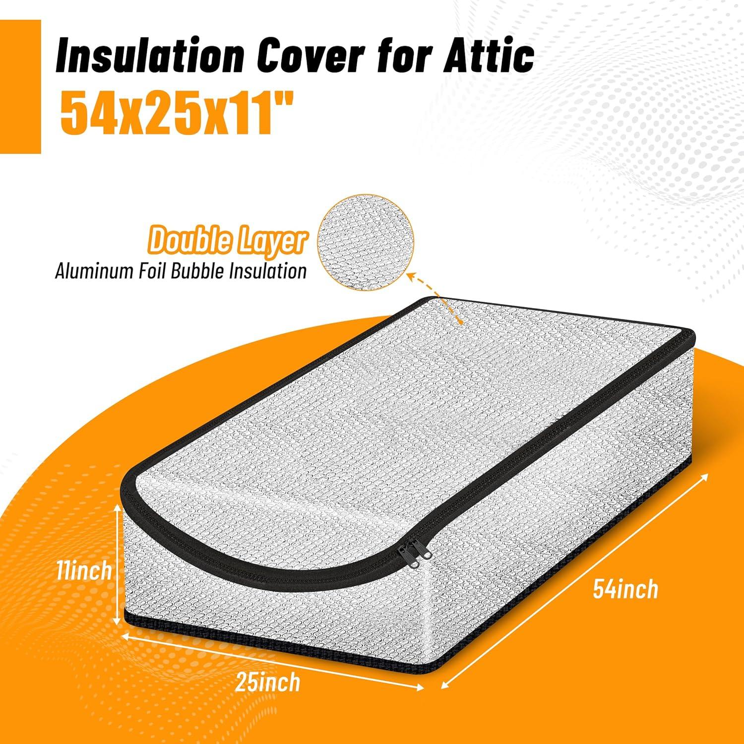 Cubierta de Aislamiento para Escaleras de Ático MoHern 137x64 cm