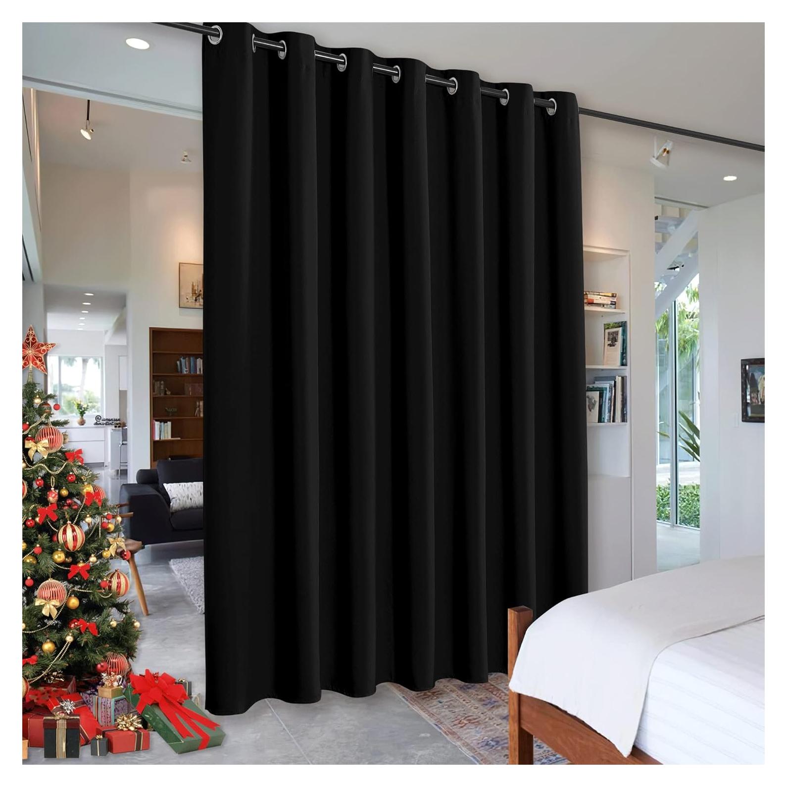 Cortina Blackout Térmica RYB HOME 254x213 cm Negra