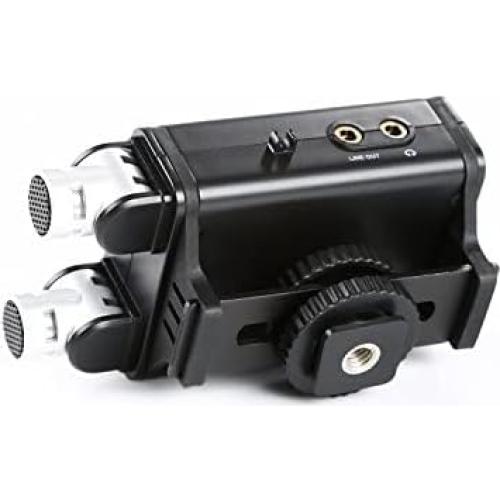 Micrófono Estéreo Movo VXR280 para Cámara DSLR - Condensador Ajustable