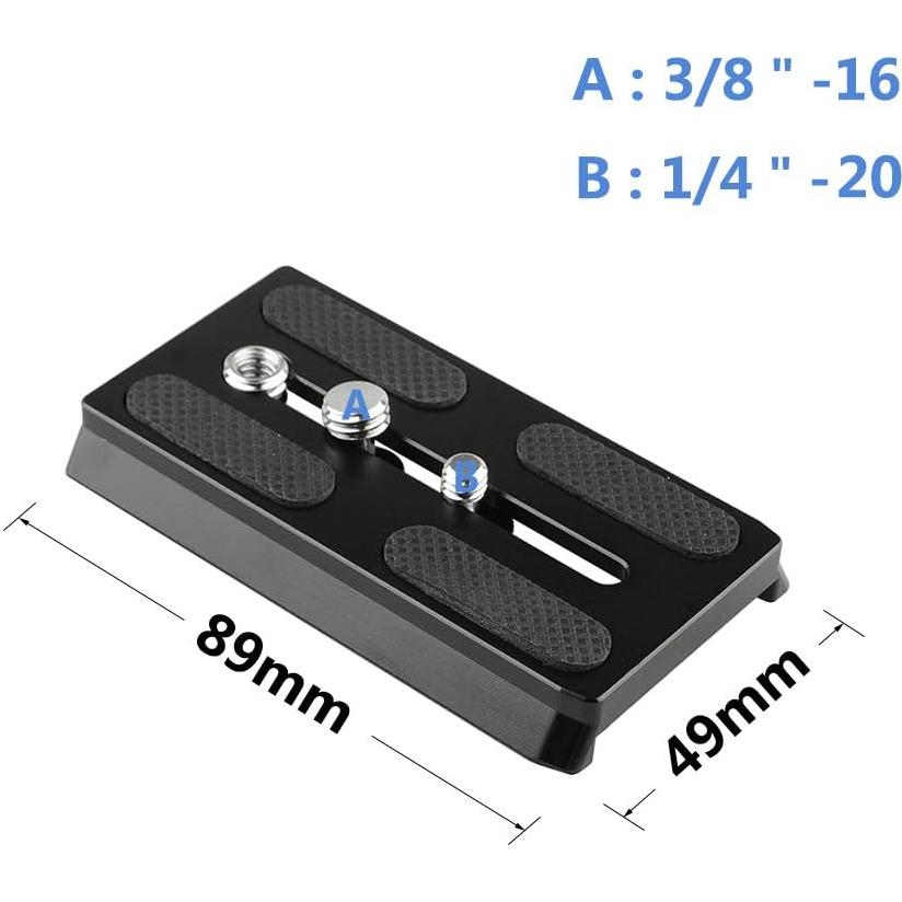 Placa de Liberación Rápida CAMVATE para Cámara 8.89x5cm