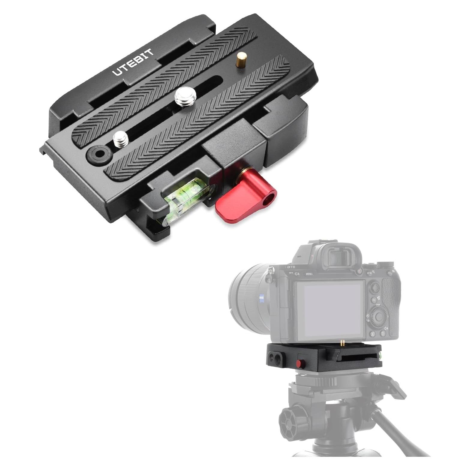 Placa de Liberación Rápida UTEBIT P200 para Cámara - Aluminio