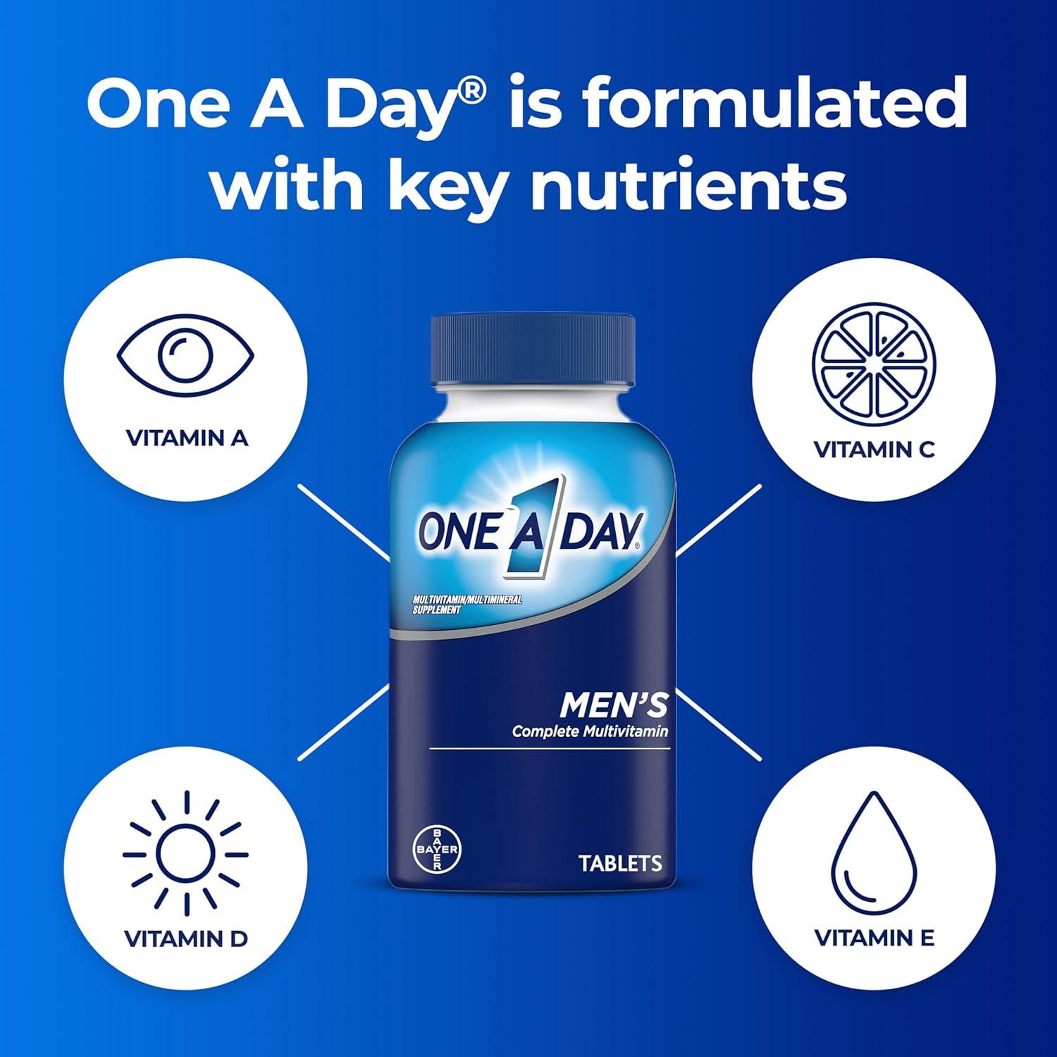 Multivitamina One A Day para Hombres 200 Tabletas Salud