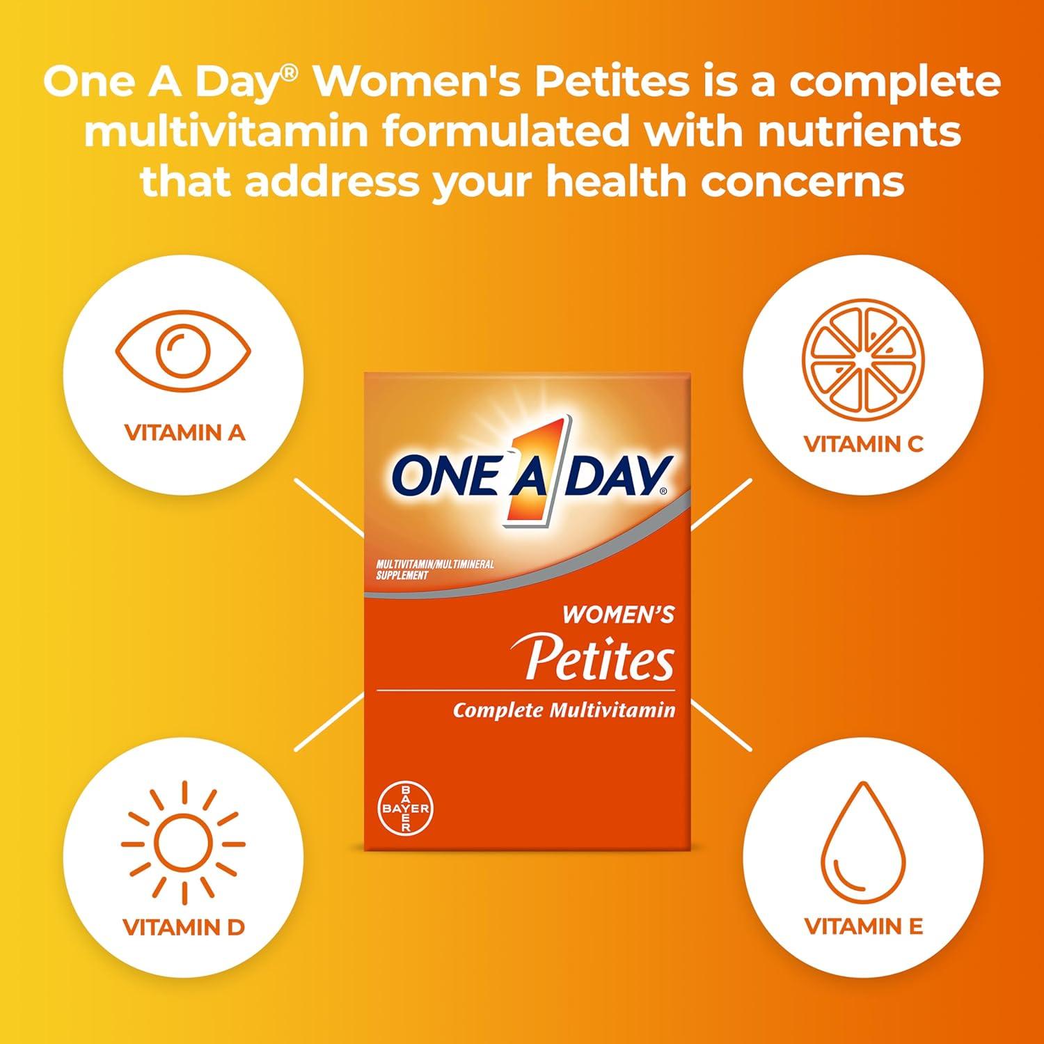 Multivitaminas Petites One A Day Mujeres 160 Tabletas Salud Inmunológica