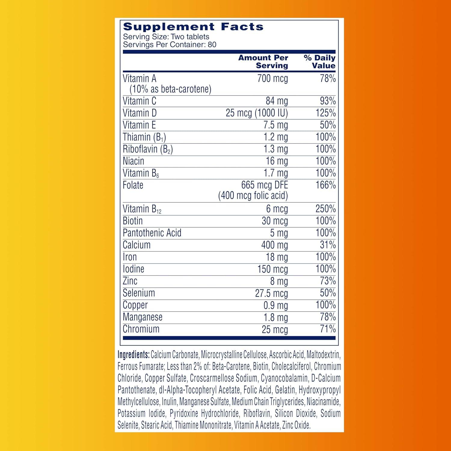 Multivitaminas Petites One A Day Mujeres 160 Tabletas Salud Inmunológica