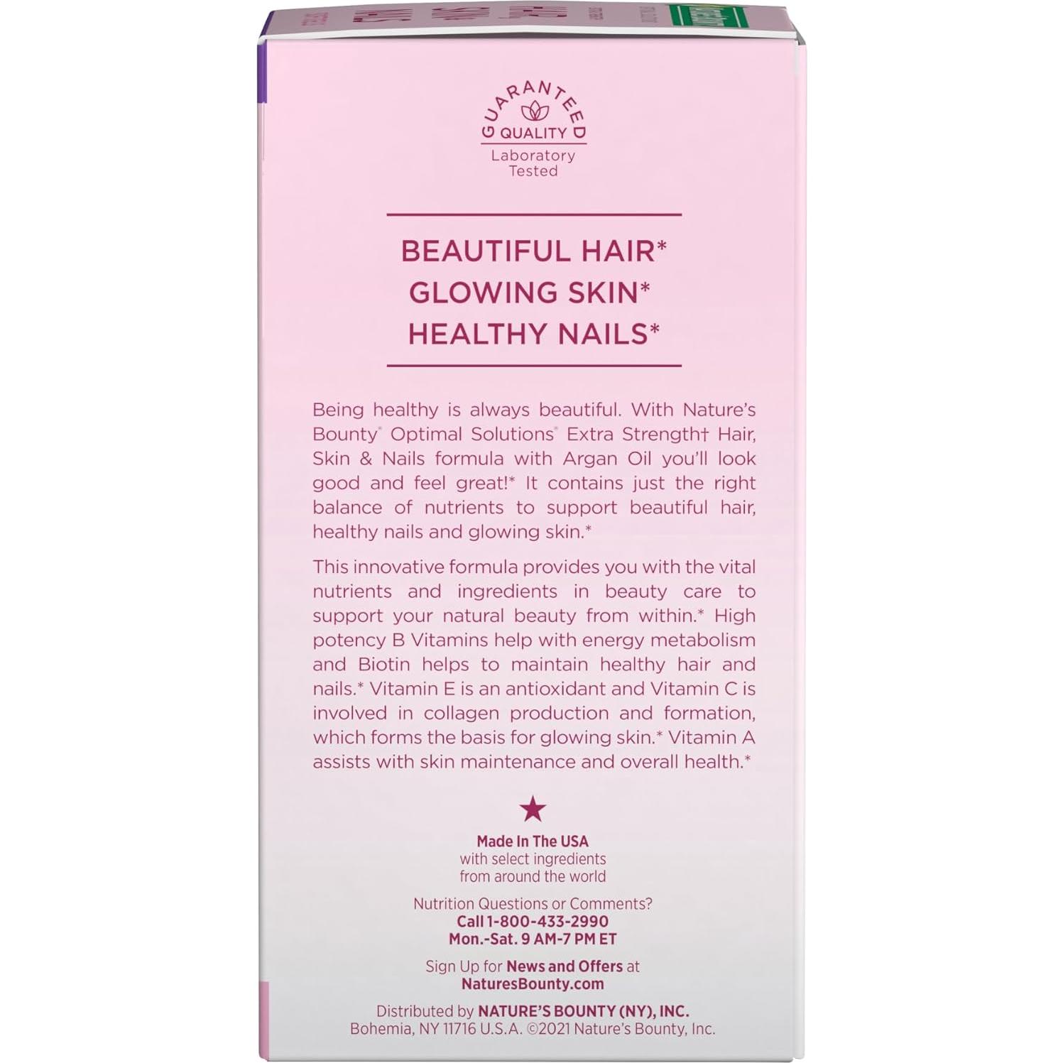 Suplemento Vitamínico Nature's Bounty 150 Geles Cabello Piel Uñas