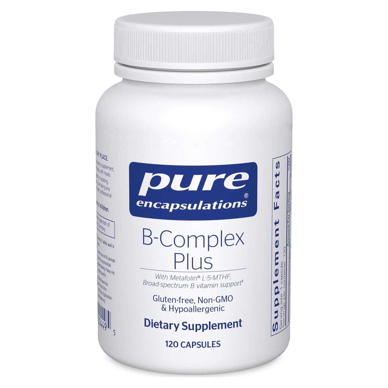 Suplemento de Vitaminas B Pure Encapsulations 120 Cápsulas