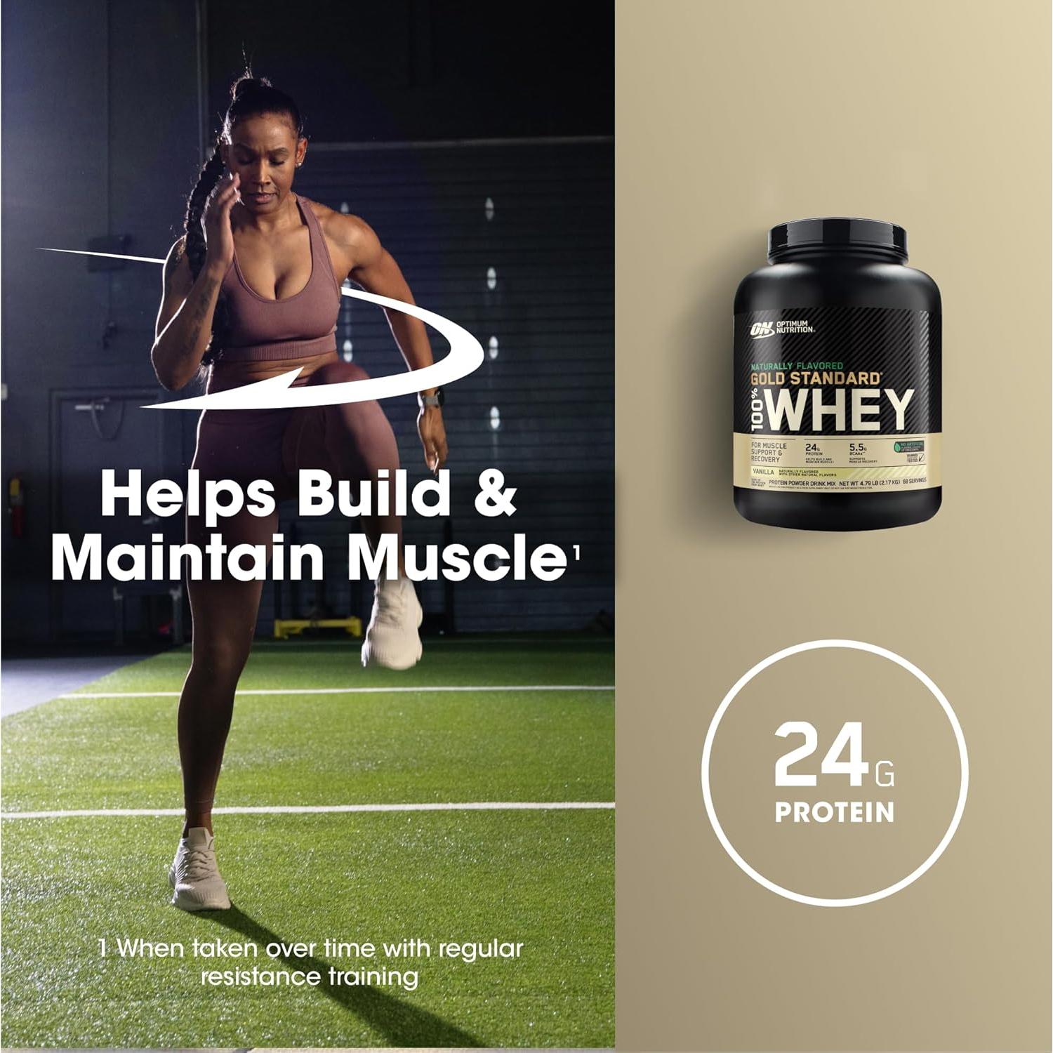 Proteína en Polvo Optimum Nutrition Gold Standard Vainilla 2270g