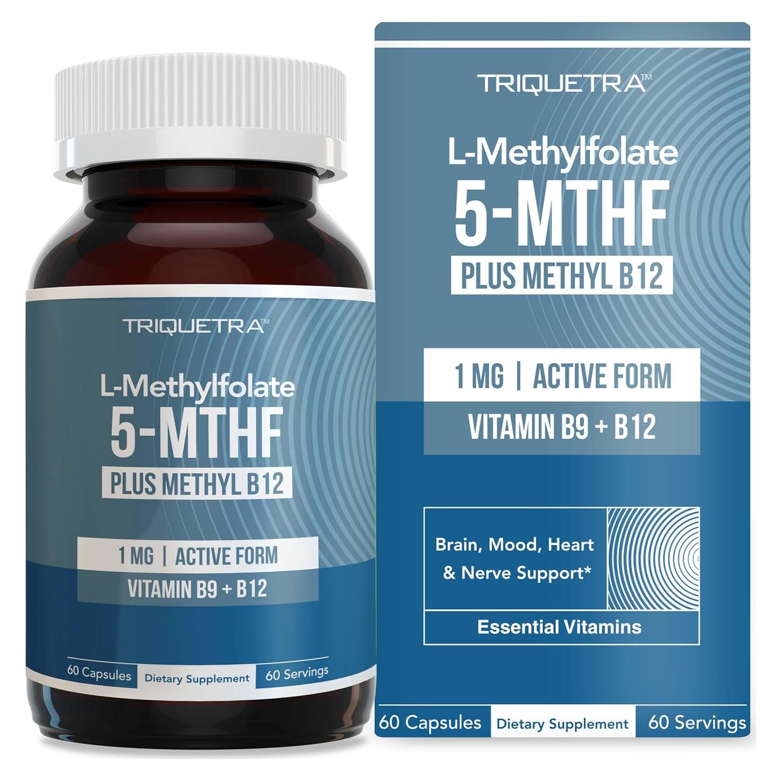 L-Metilfolato 1000 mcg Triquetra Health - 60 Cápsulas