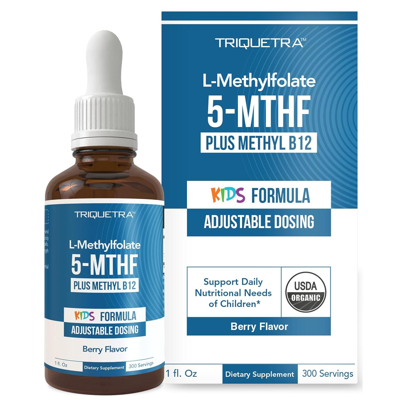 Methylfolato Orgánico para Niños Triquetra Health 30 ml