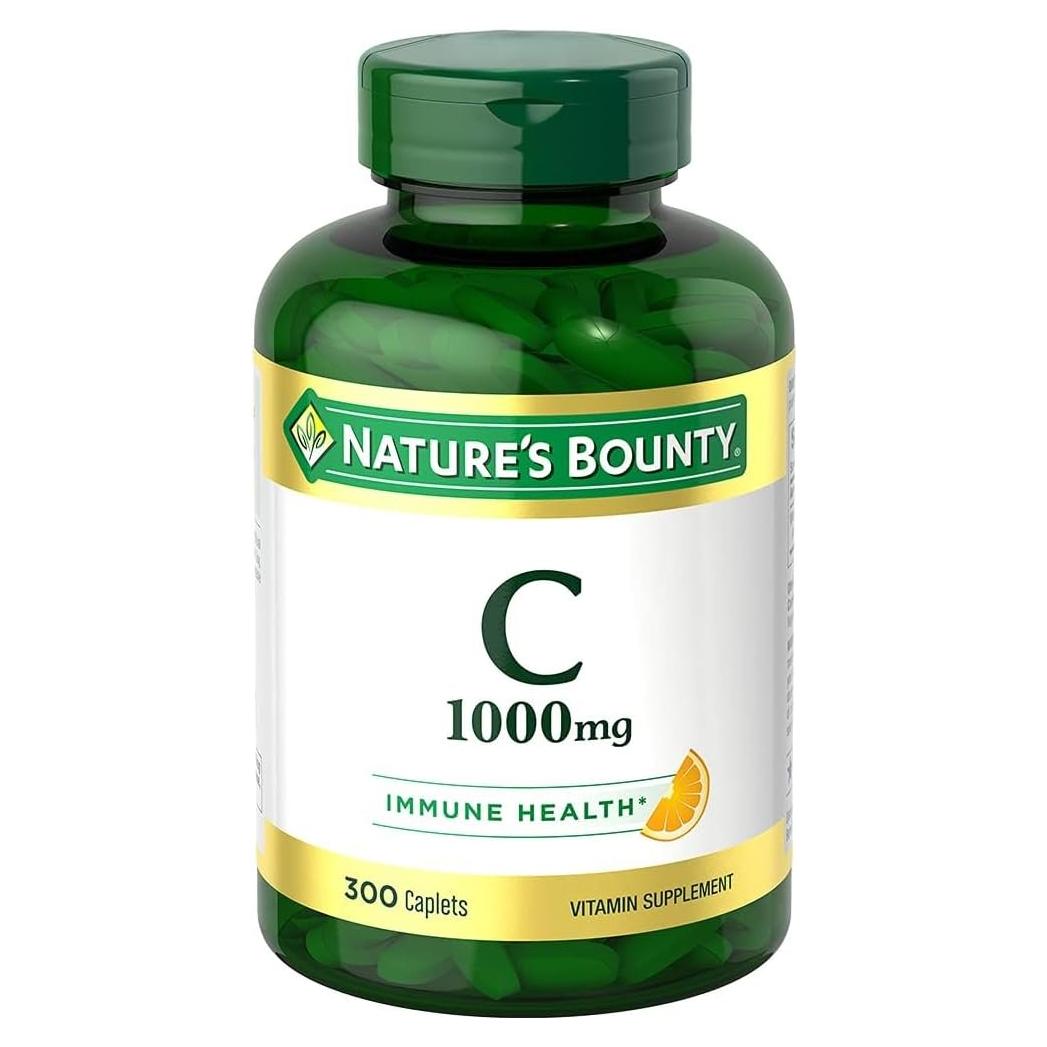 Suplemento de Vitamina C Nature's Bounty 1000mg 300 Tabletas