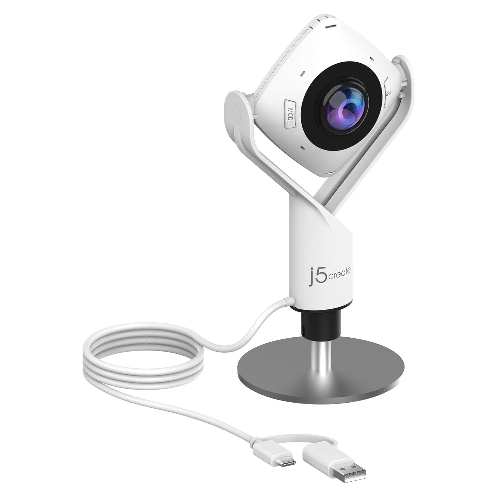 Cámara de Reuniones j5create JVCU360 1080P con Micrófono