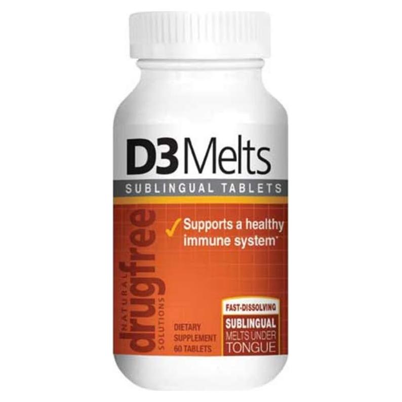 Vitamina D3 Dr Newton's Naturals 60 Tabletas Disolución Rápida