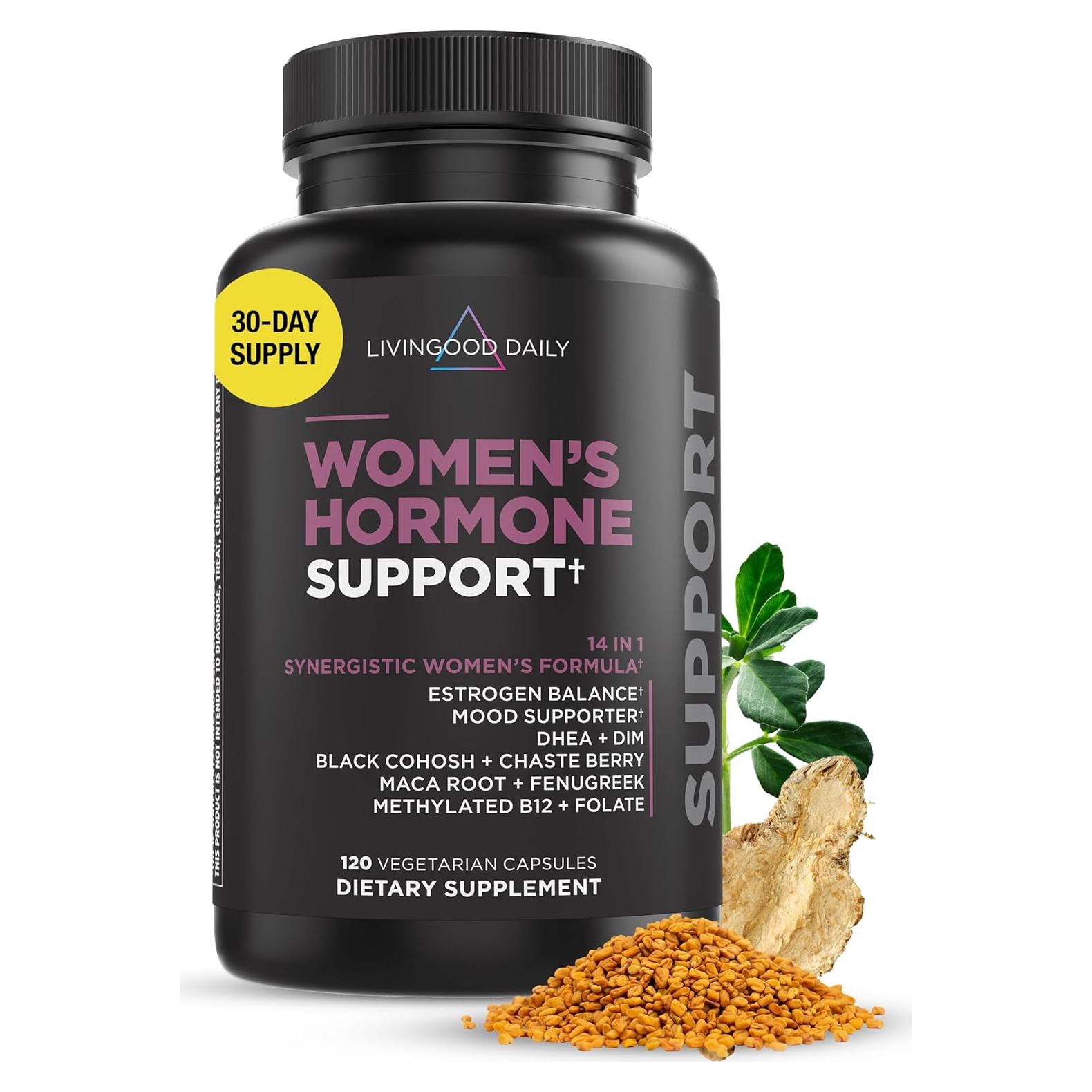 Suplemento Hormonal para Mujeres Livingood Daily 120 Cápsulas