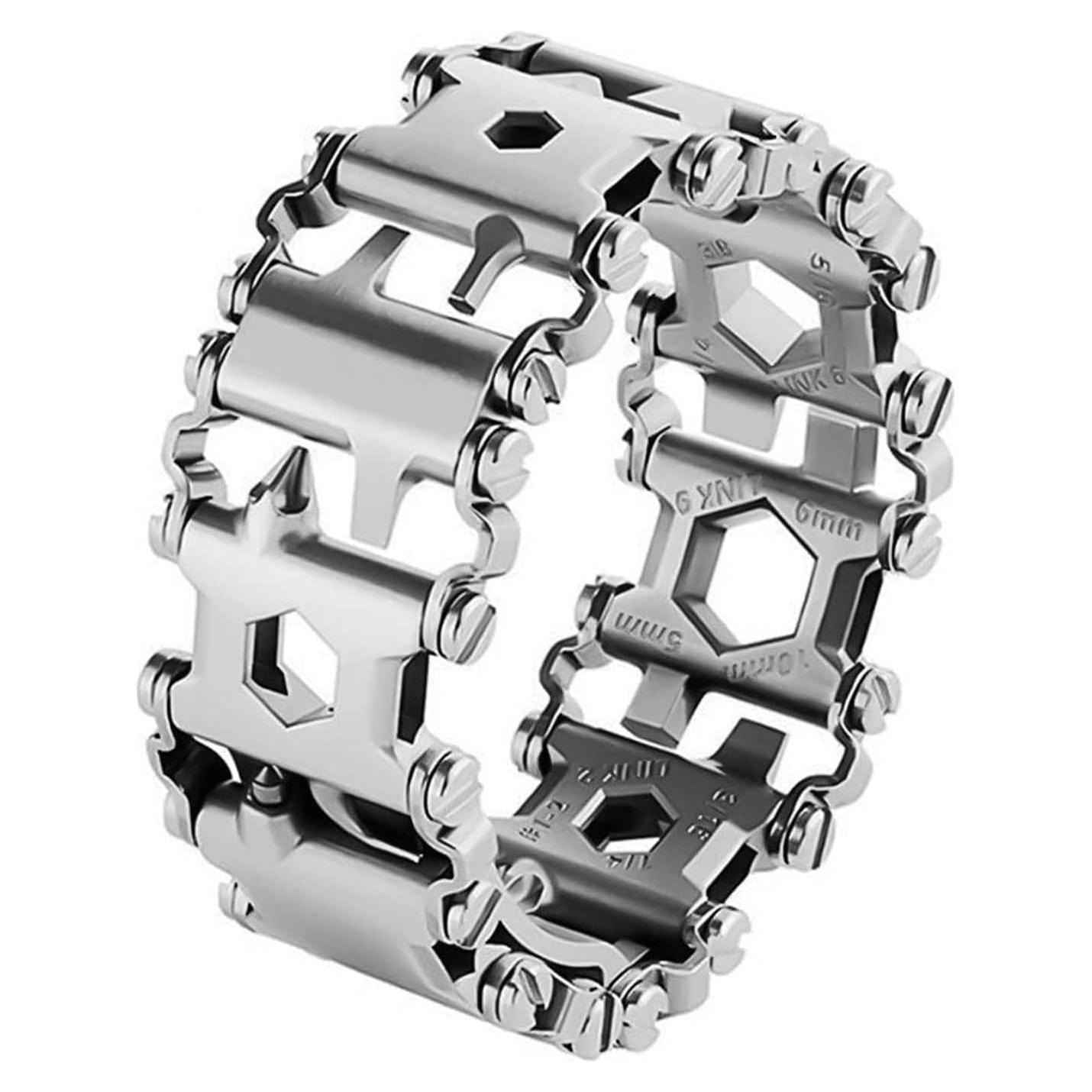 Pulsera Multiherramienta 29 en 1 Acero Inoxidable 22cm