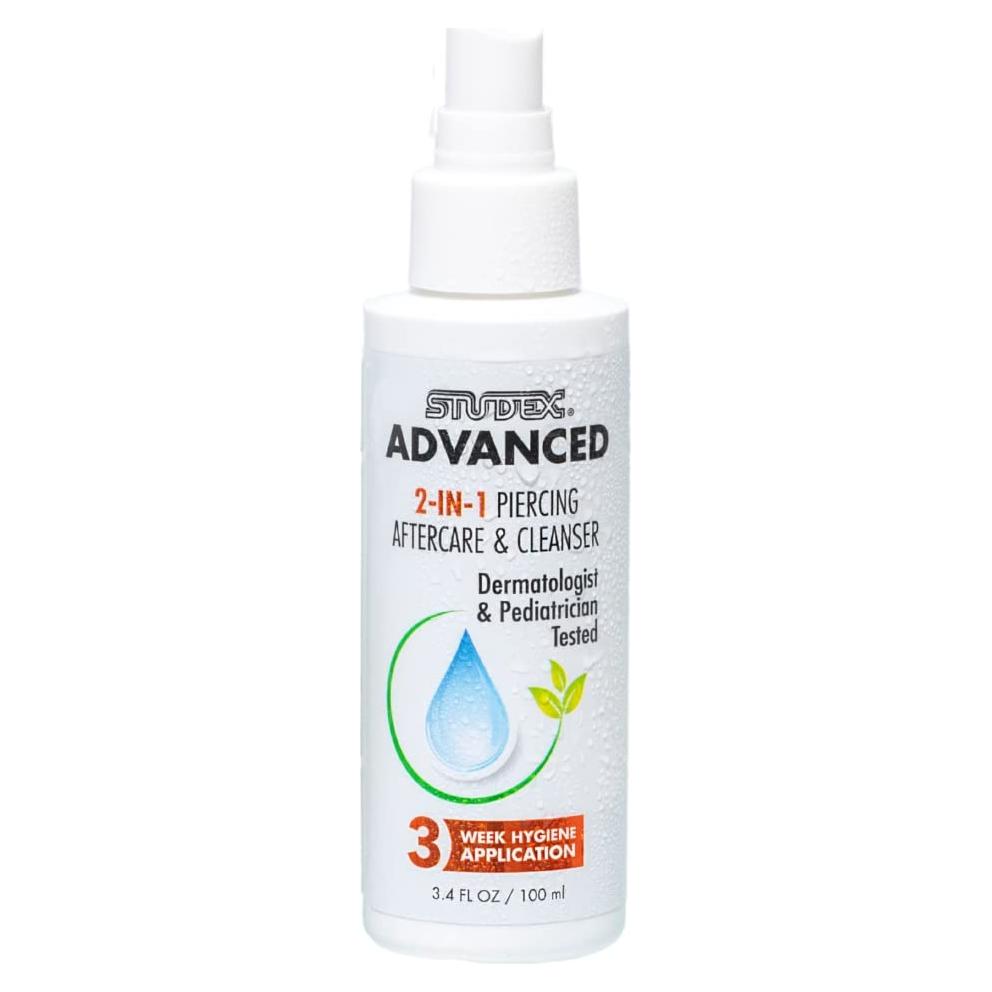 Spray Limpieza Piercings Studex Advanced 2-en-1 100 ml