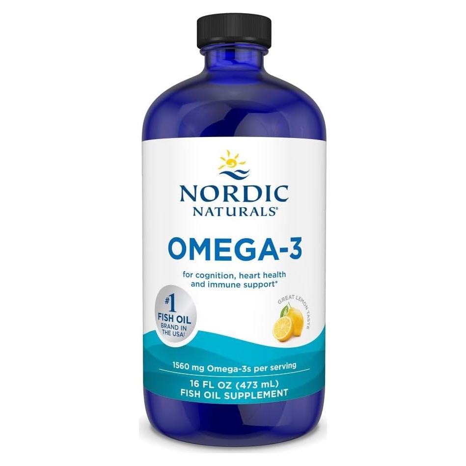 Omega-3 Líquido Nordic Naturals 473 ml Limón 1560 mg EPA DHA