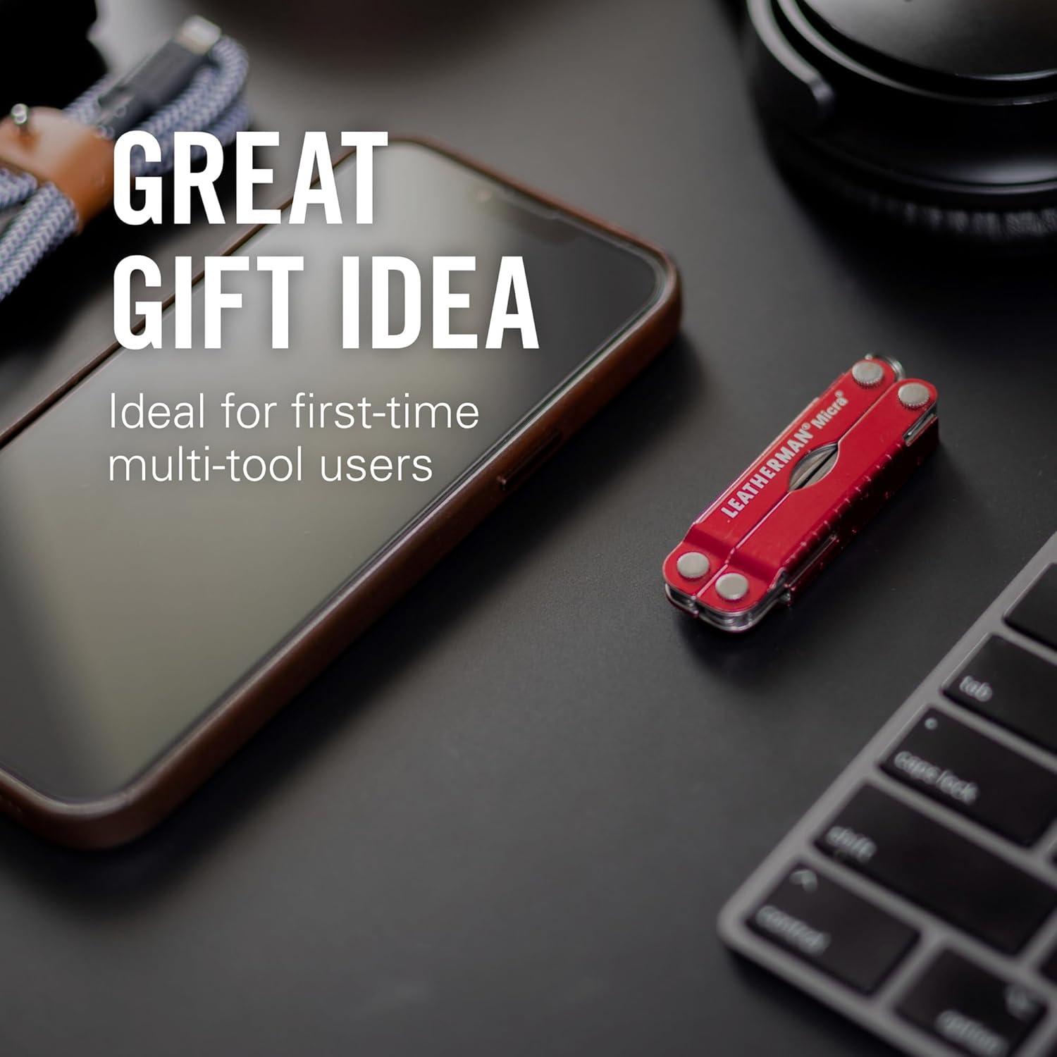 Multi-herramienta LEATHERMAN Micra 10 en 1 Acero Inoxidable