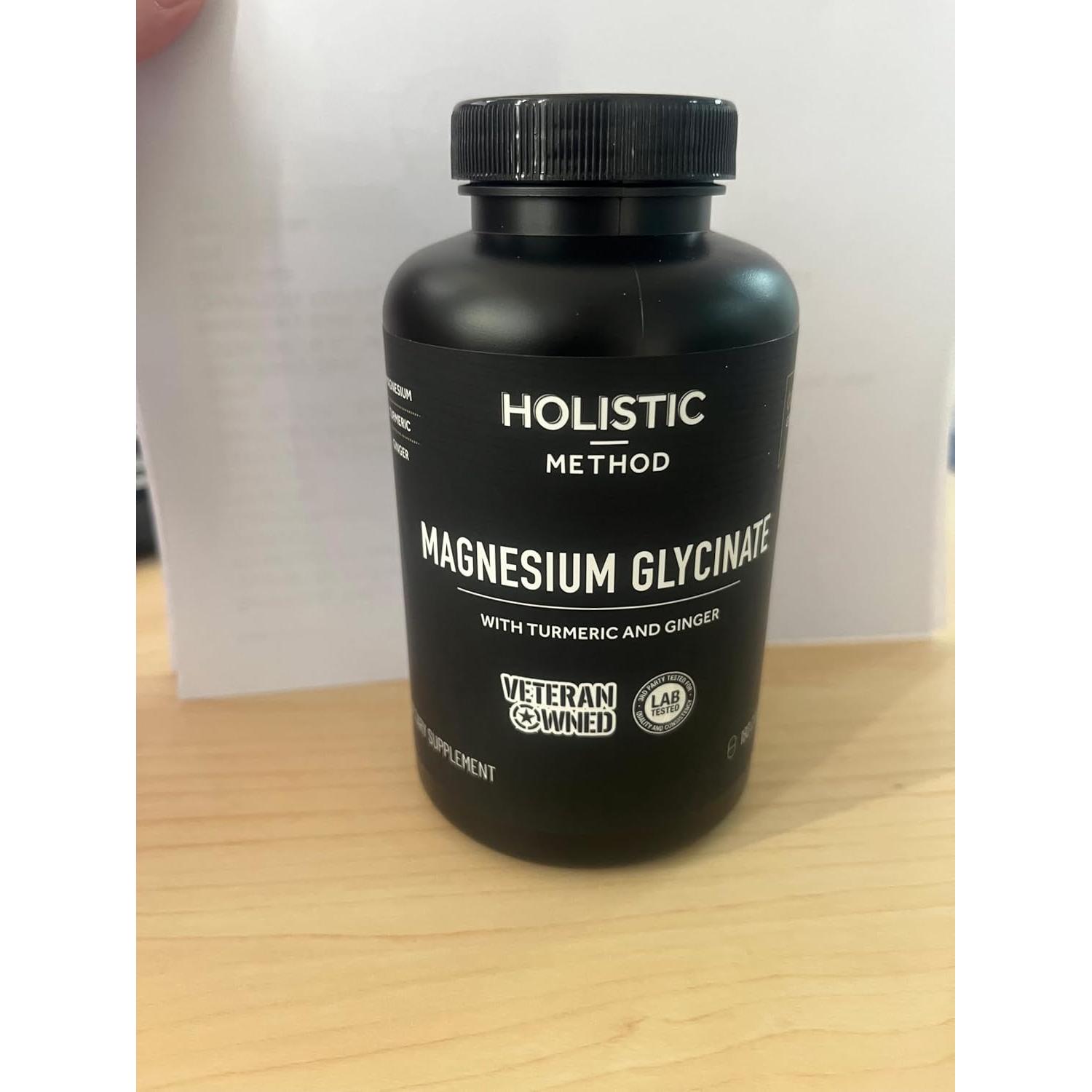 Cápsulas de Glicinato de Magnesio Método Holístico 180 Unidades