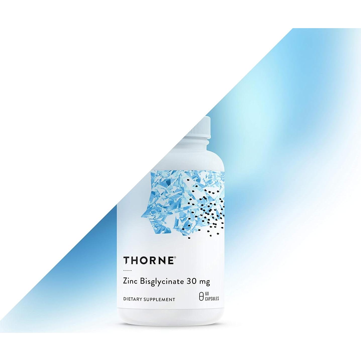 Bisglicinato de Zinc Thorne 30mg - 60 Cápsulas Absorbibles