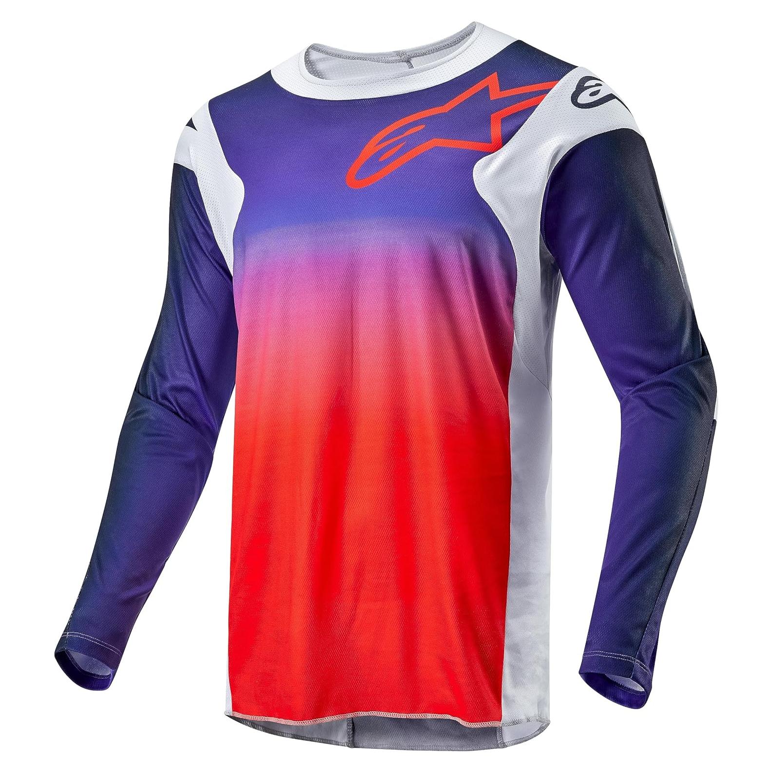 Jersey Racer Alpinestars Gris/Naranja/Negro T. Grande