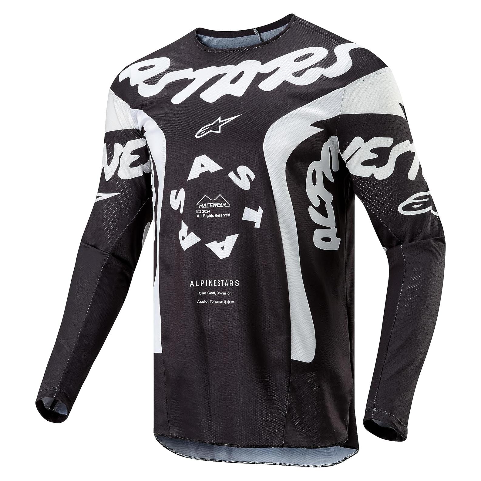 Jersey Racer Alpinestars Hana Negro/Blanco XL