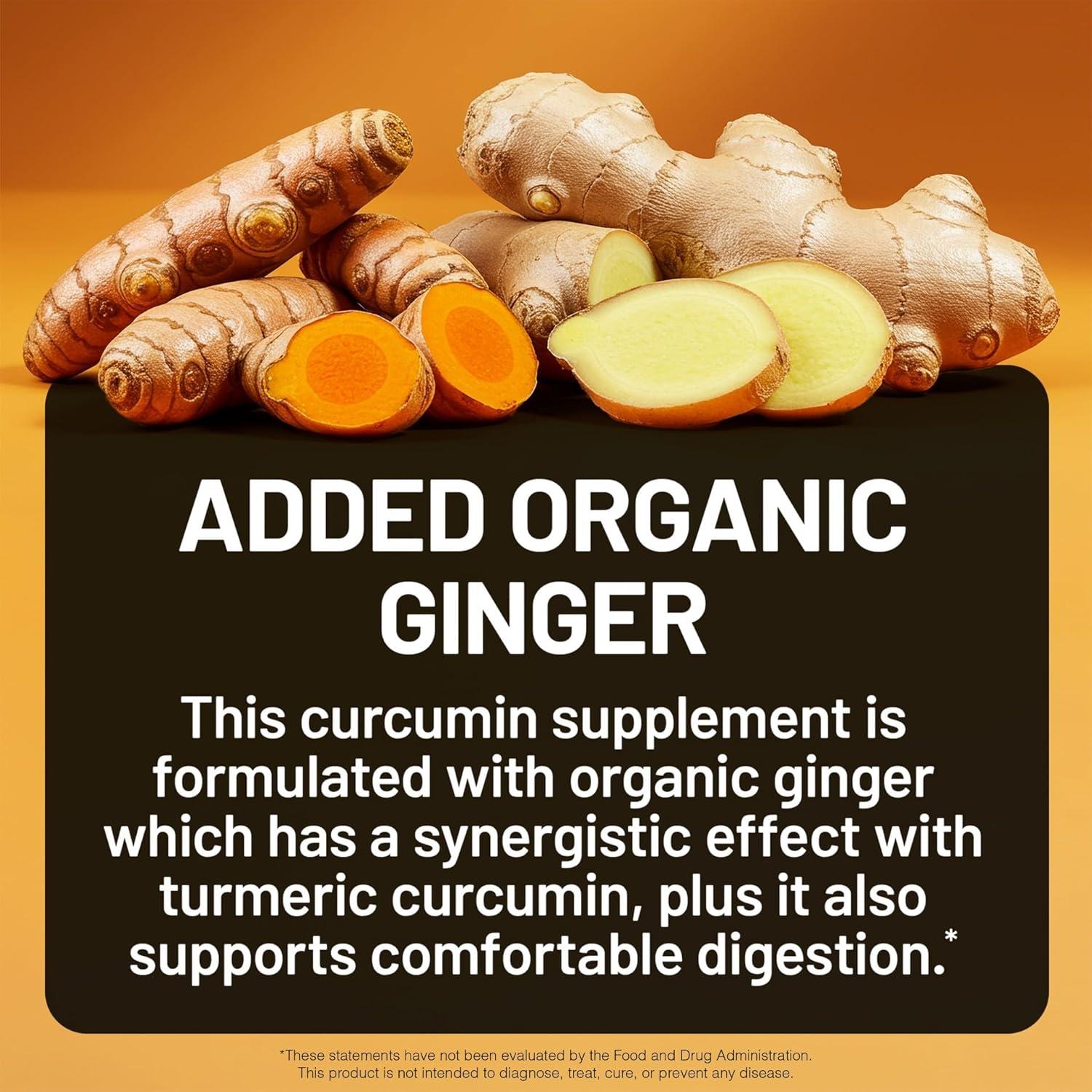 NatureWise Curcumina 2250mg con Bioperine - 180 Cápsulas Veganas