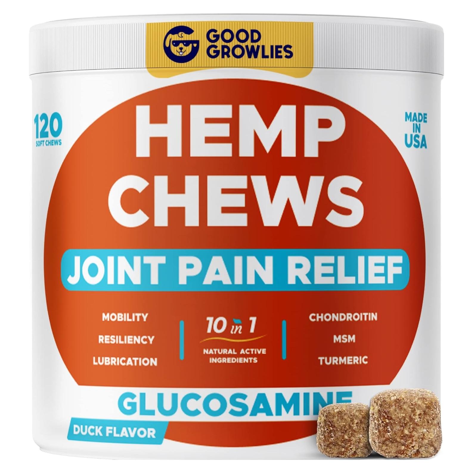 Suplemento de Caderas y Articulaciones GoodGrowlies 120 Masticables