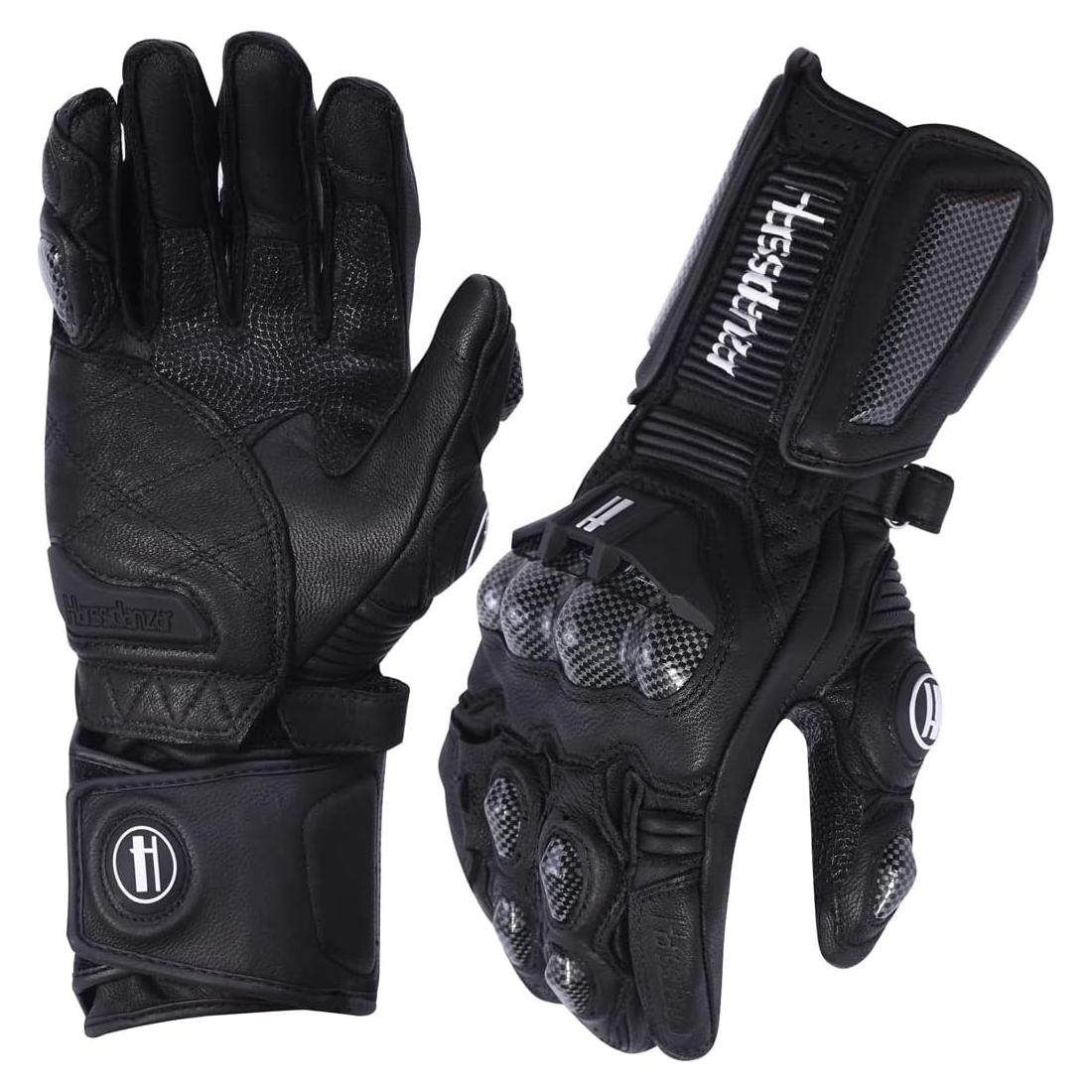 Guantes de motocicleta Harssidanzar KM045 con protección táctil