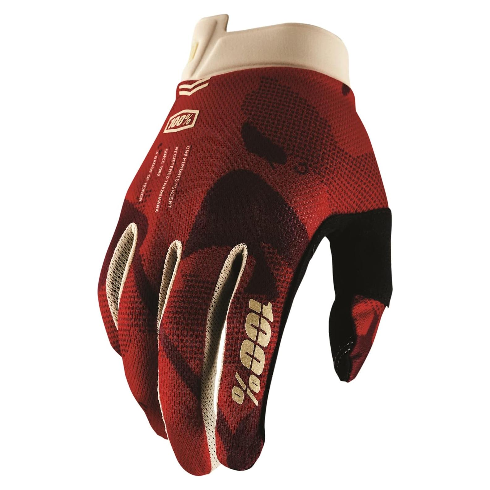 Guantes Motocross 100% ITRACK Aqua - Protección Ligera