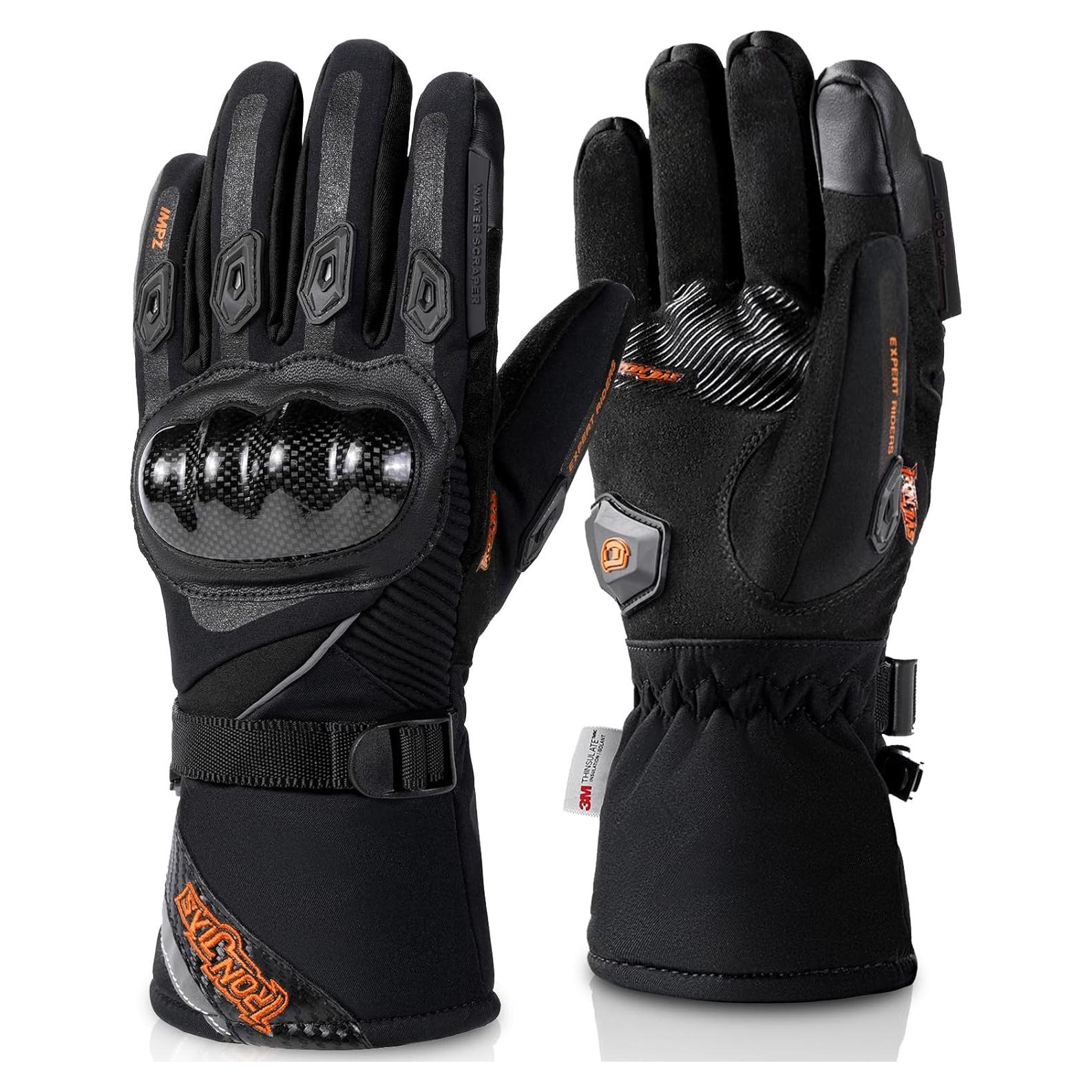 Guantes de Invierno BORLENI Impermeables para Motocicleta