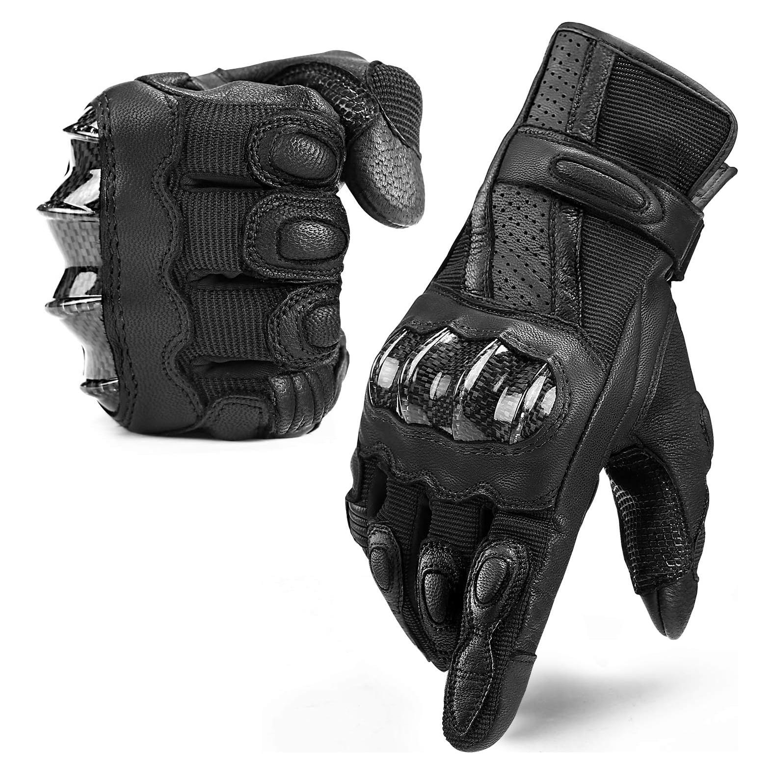 Guantes de Moto INBIKE de Cuero con Pantalla Táctil XL