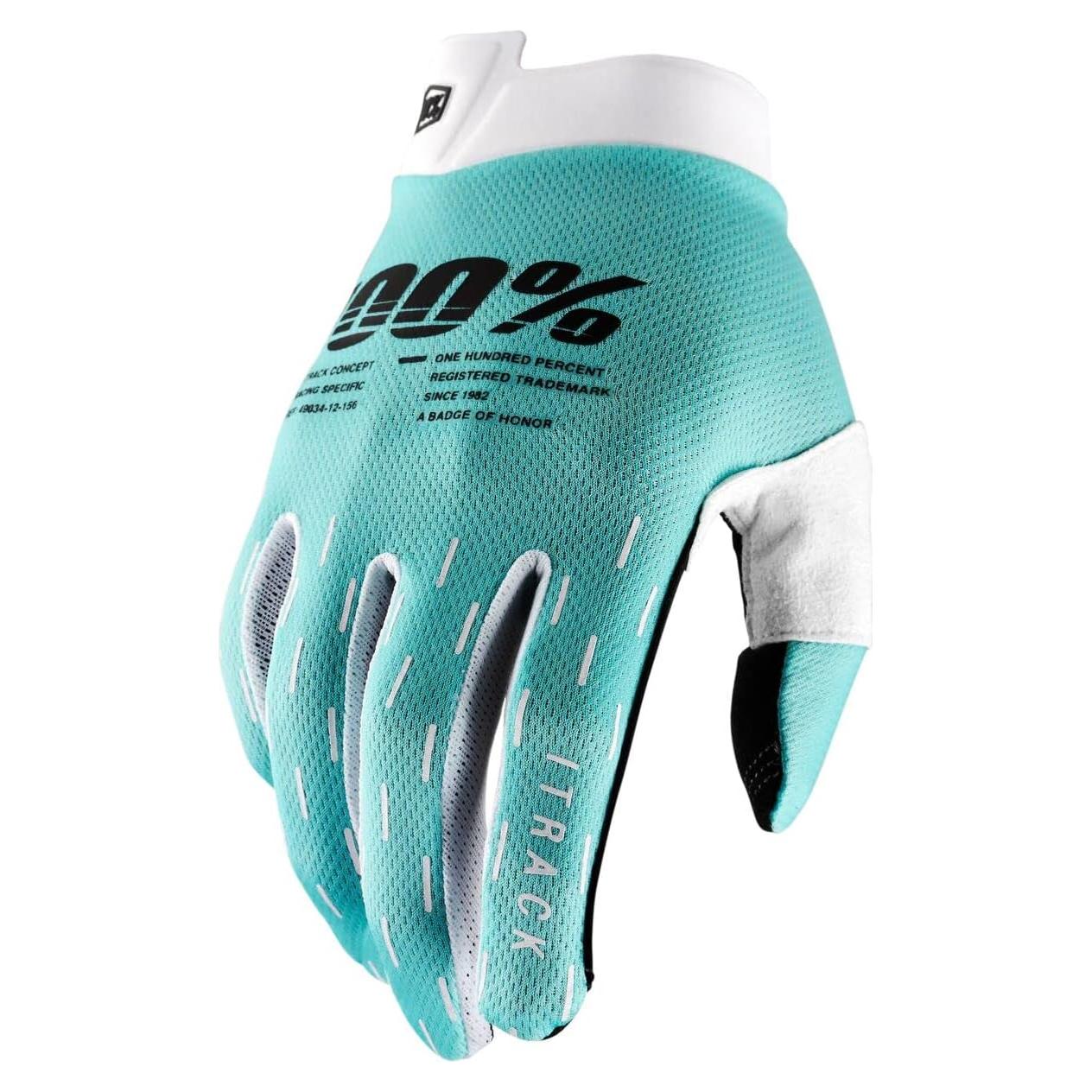 Guantes de Motocross 100% Ridecamp Pequeños Negros